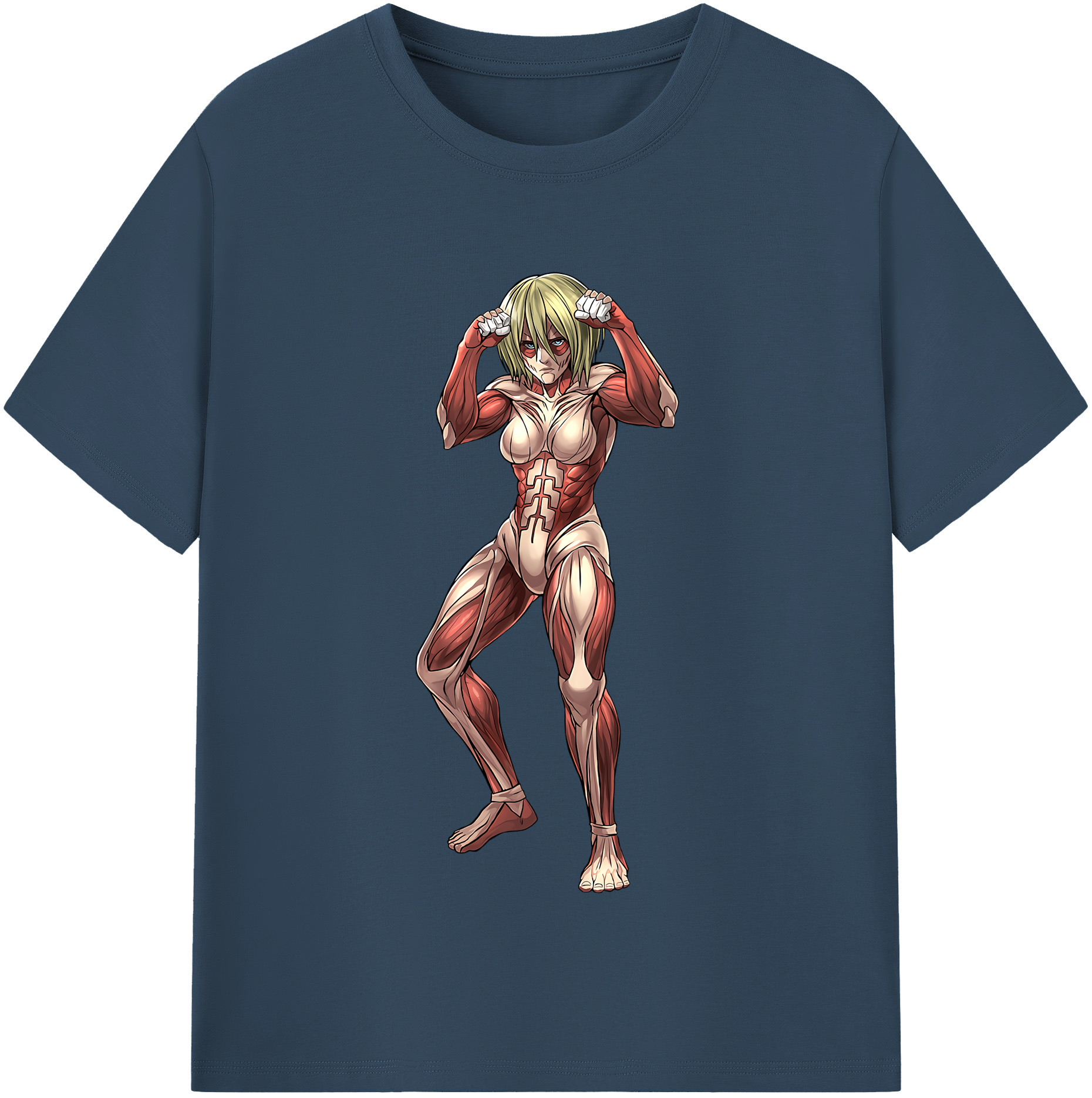 （画像用） 進撃の巨人 Attack on Titan 綿100％半袖Tシャツ（フロントプリント）