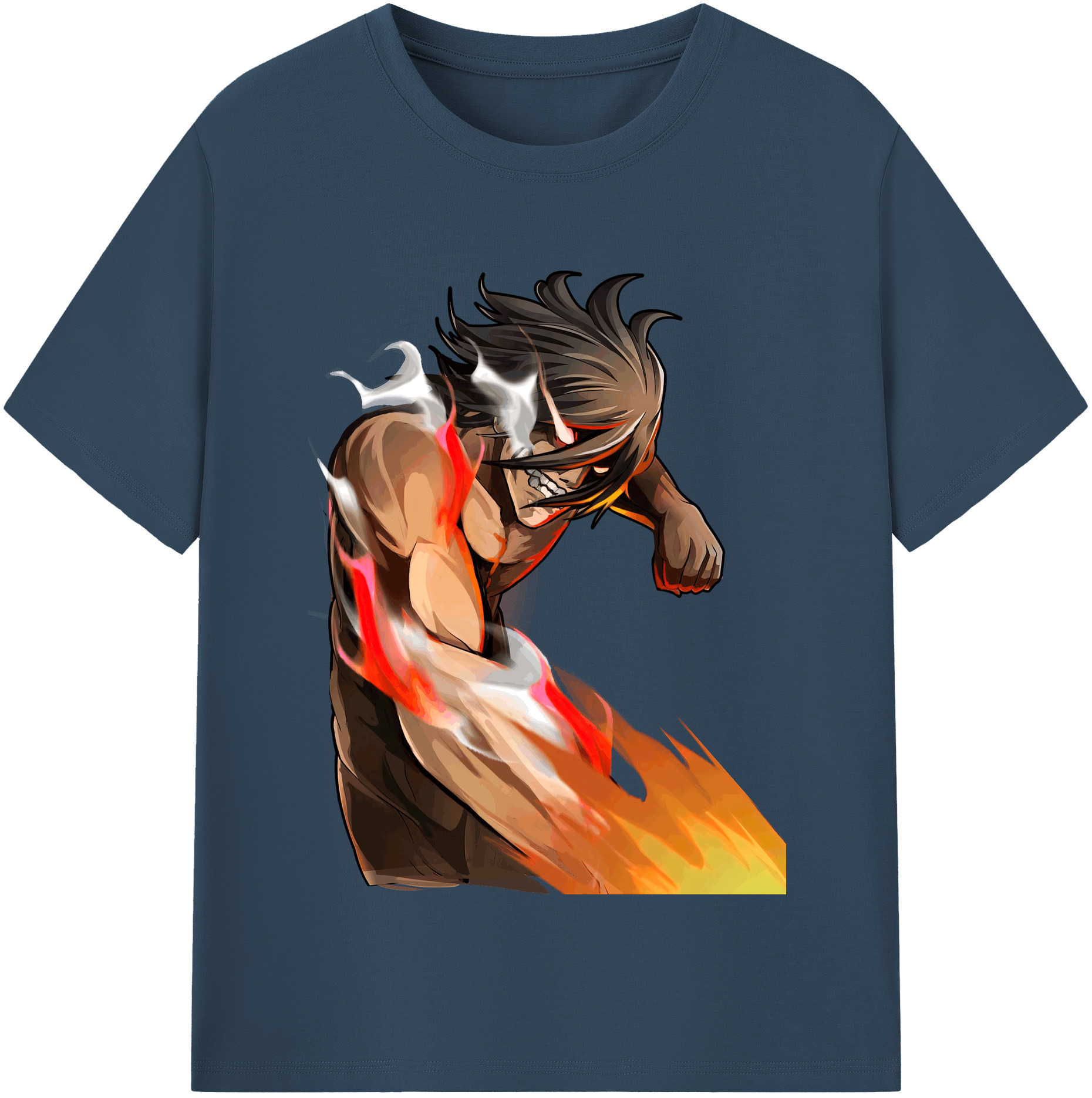（画像用） 進撃の巨人 Attack on Titan 綿100％半袖Tシャツ（フロントプリント）