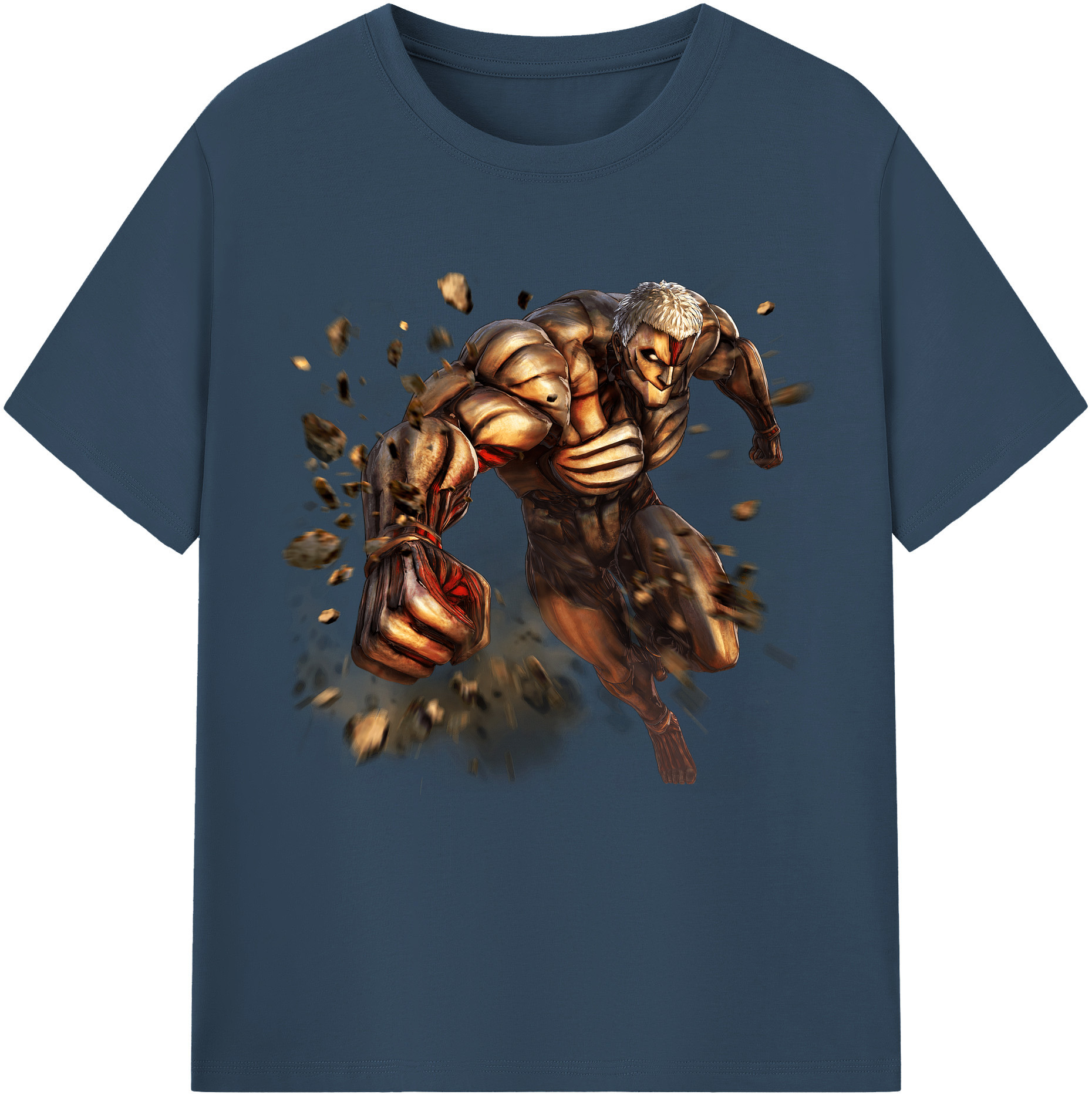 （画像用） 進撃の巨人 Attack on Titan 綿100％半袖Tシャツ（フロントプリント）