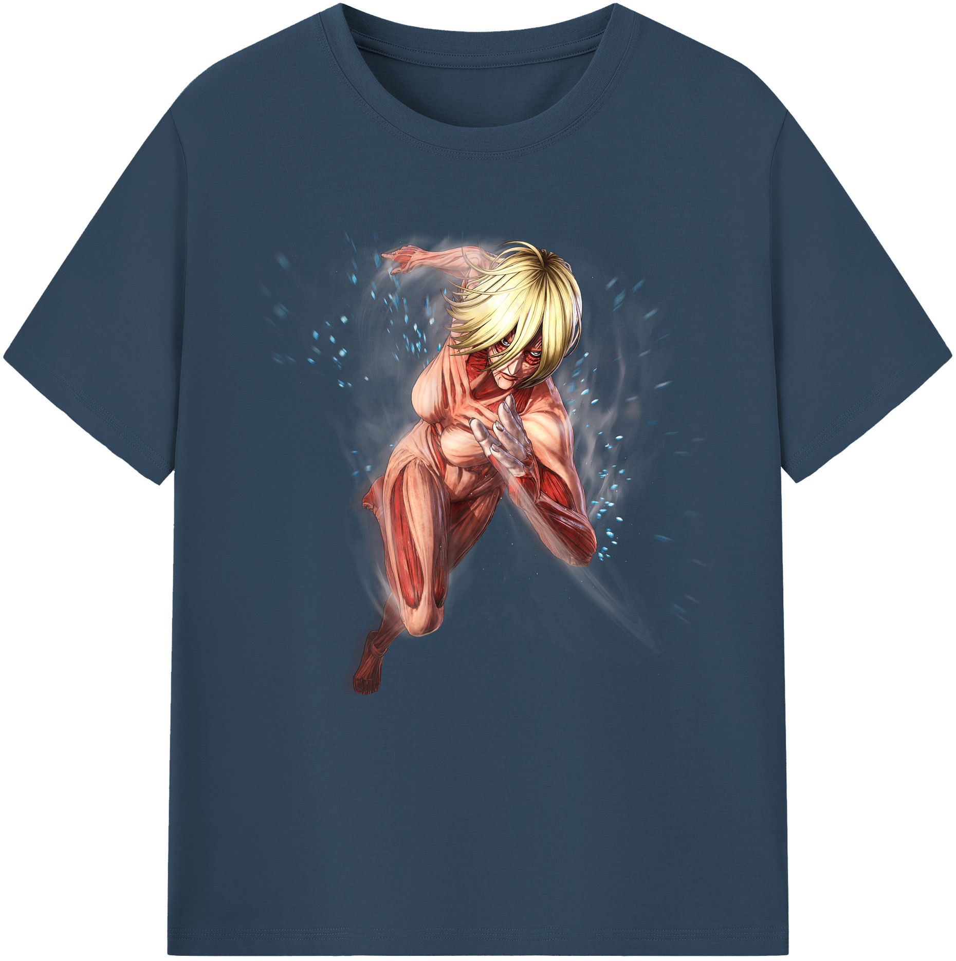 （画像用） 進撃の巨人 Attack on Titan 綿100％半袖Tシャツ（フロントプリント）