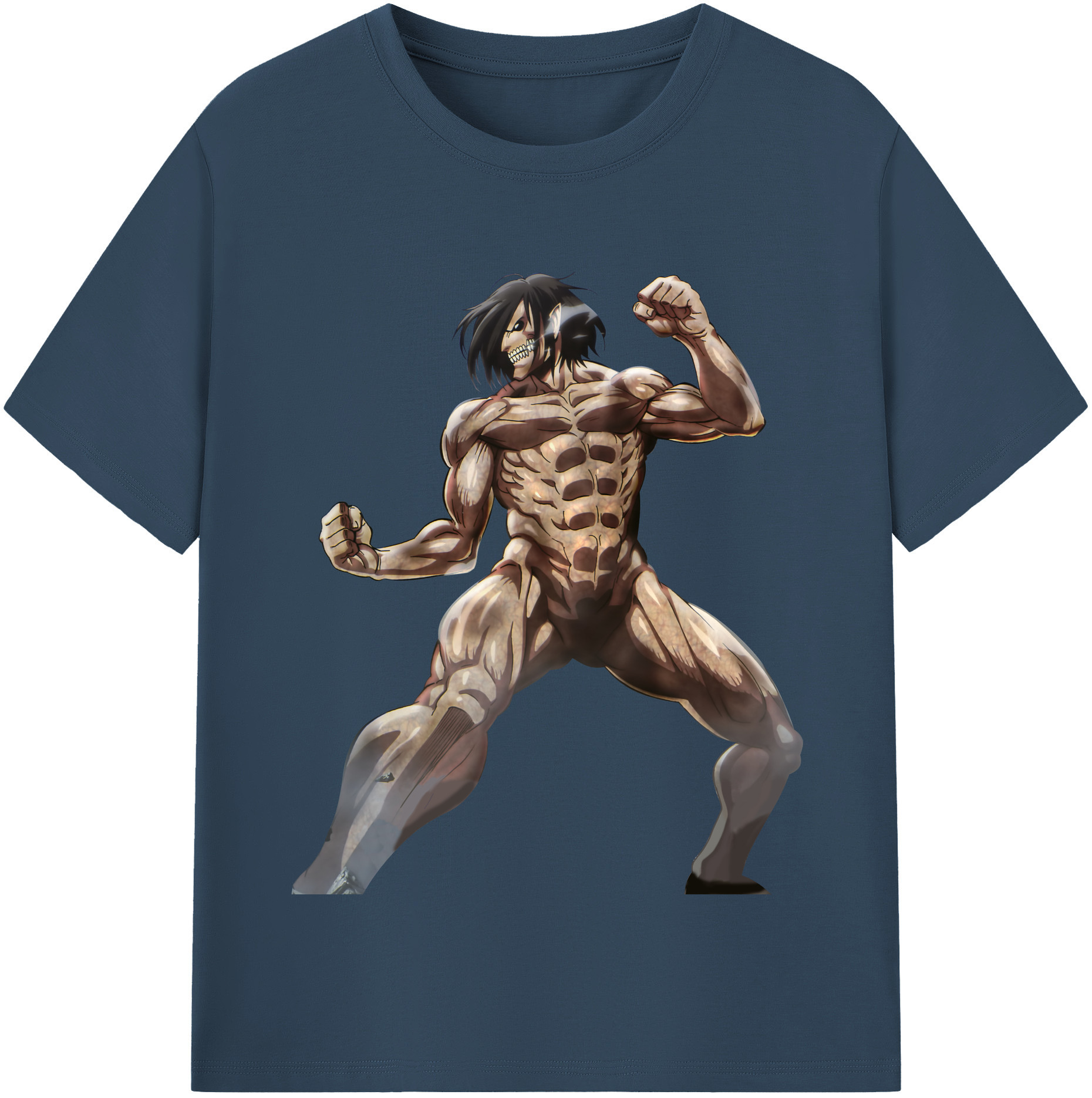 （画像用） 進撃の巨人 Attack on Titan 綿100％半袖Tシャツ（フロントプリント）