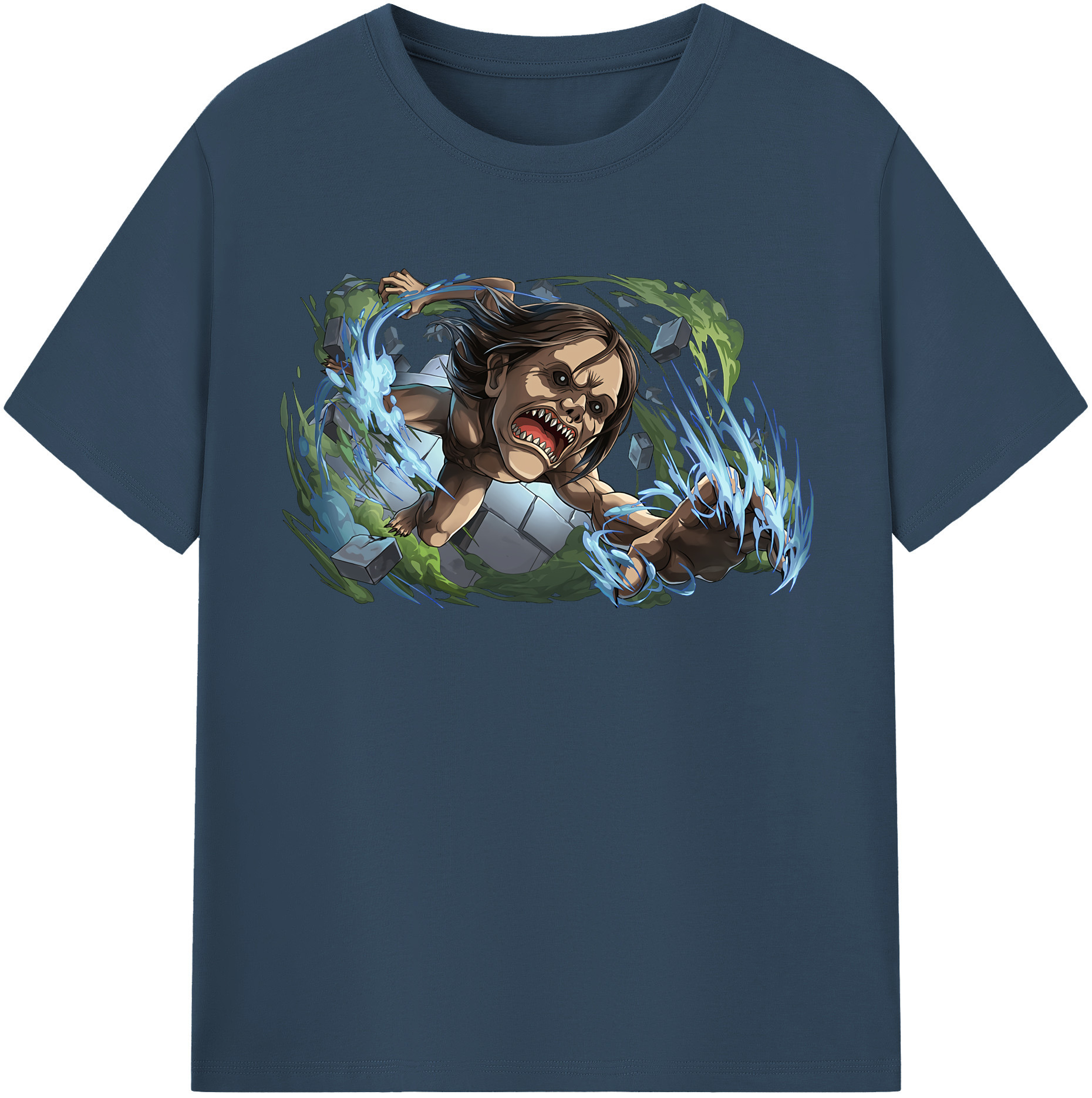 （画像用） 進撃の巨人 Attack on Titan 綿100％半袖Tシャツ（フロントプリント）