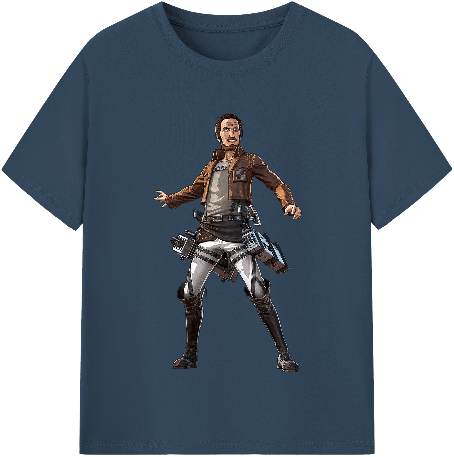 （画像用） 進撃の巨人 Attack on Titan 綿100％半袖Tシャツ（フロントプリント）
