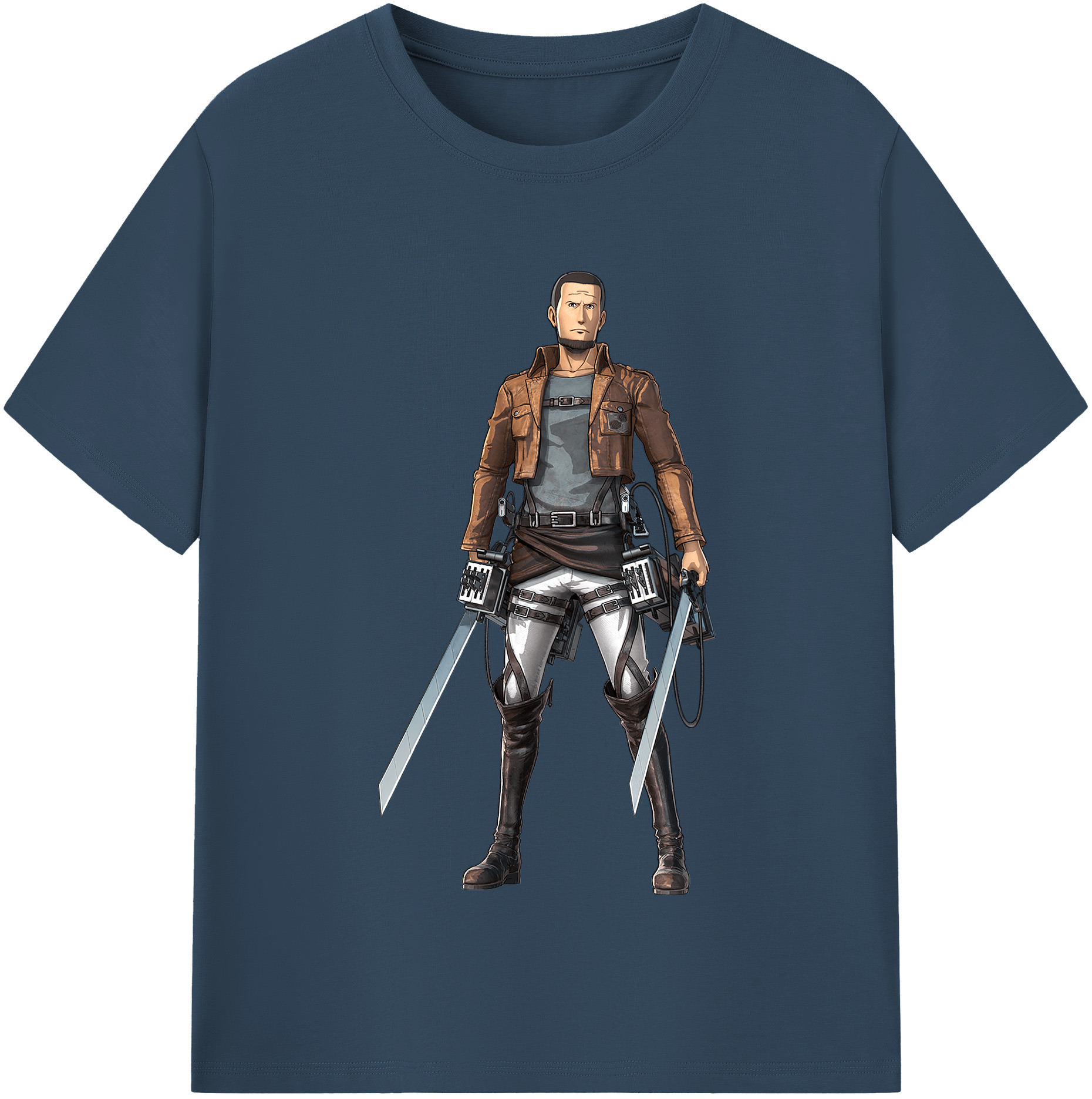 （画像用） 進撃の巨人 Attack on Titan 綿100％半袖Tシャツ（フロントプリント）