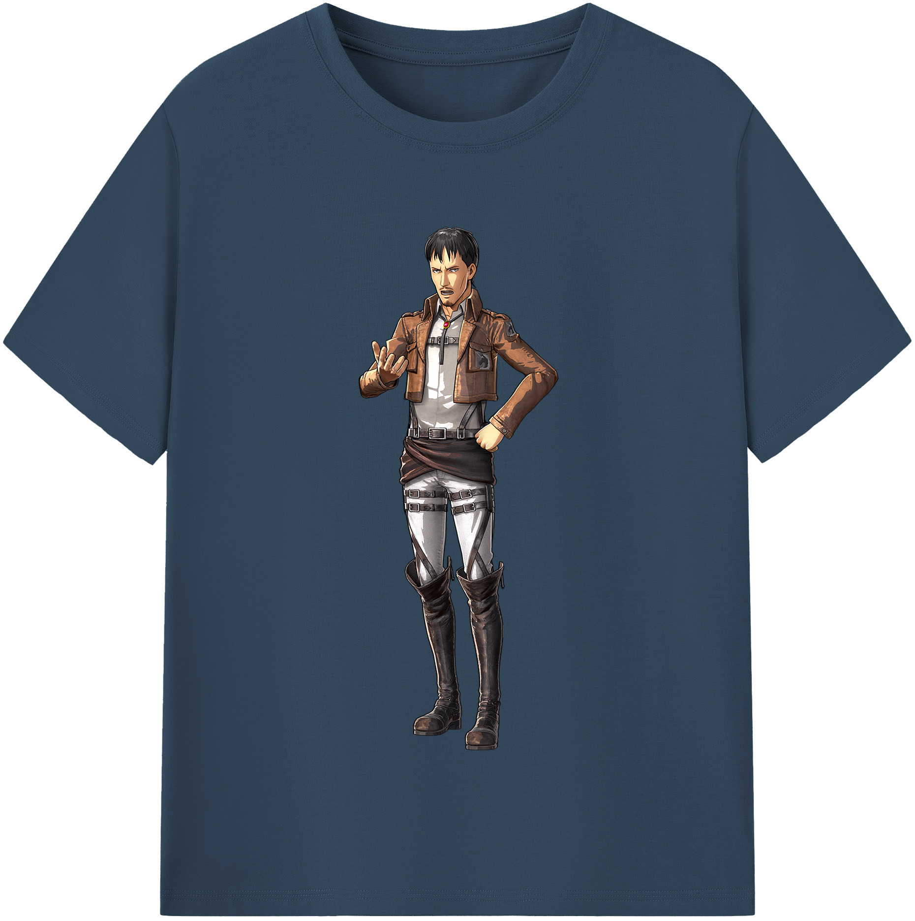 （画像用） 進撃の巨人 Attack on Titan 綿100％半袖Tシャツ（フロントプリント）