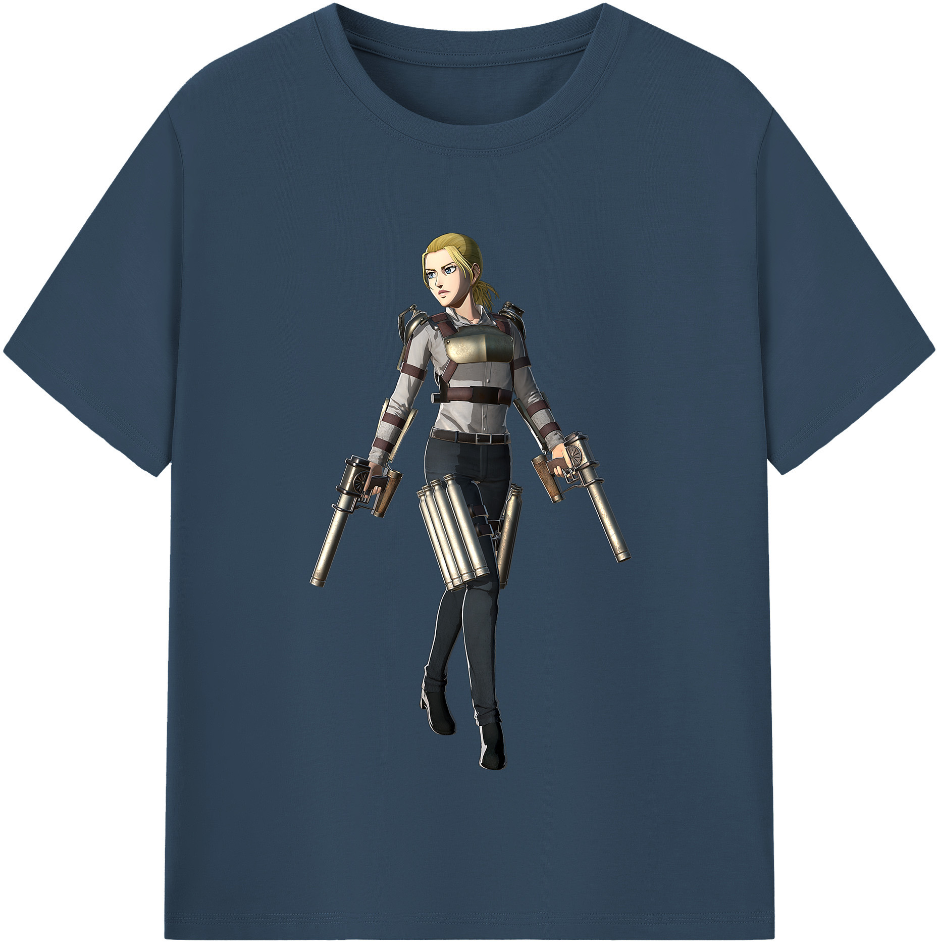 （画像用） 進撃の巨人 Attack on Titan 綿100％半袖Tシャツ（フロントプリント）