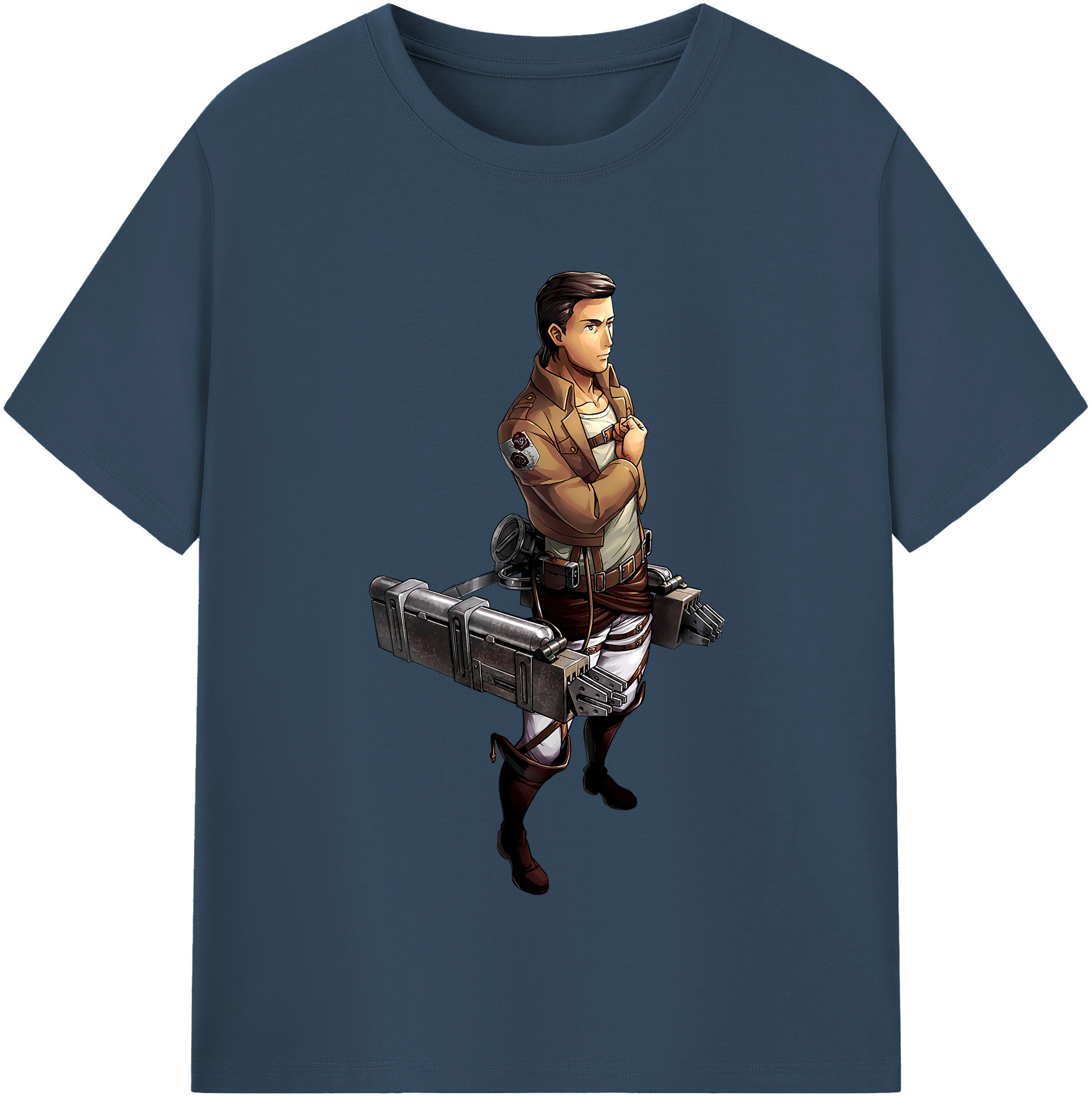 （画像用） 進撃の巨人 Attack on Titan 綿100％半袖Tシャツ（フロントプリント）