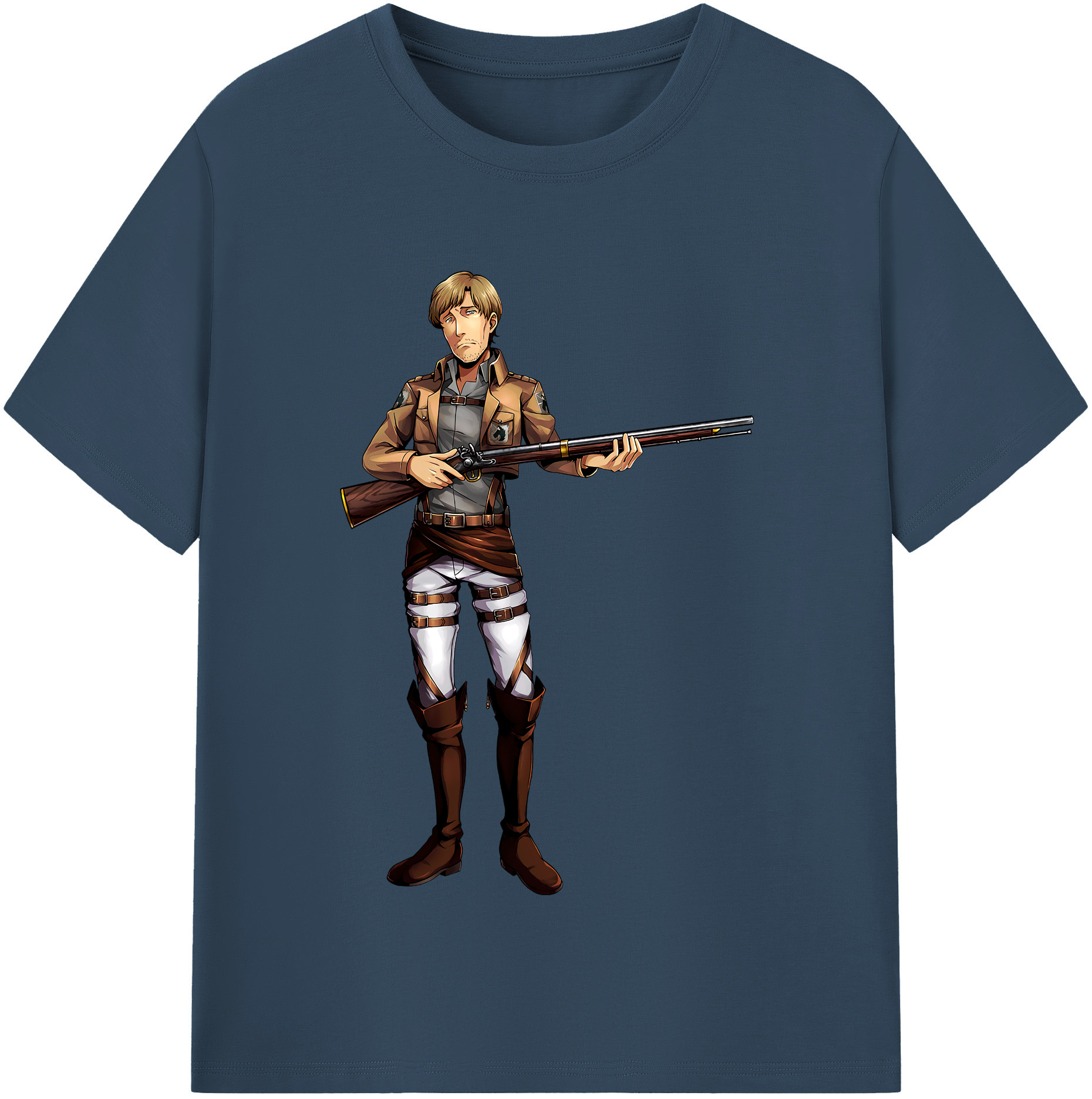 （画像用） 進撃の巨人 Attack on Titan 綿100％半袖Tシャツ（フロントプリント）