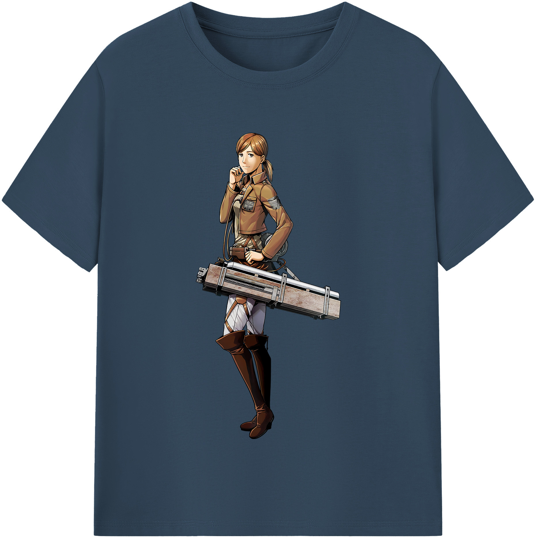 （画像用） 進撃の巨人 Attack on Titan 綿100％半袖Tシャツ（フロントプリント）