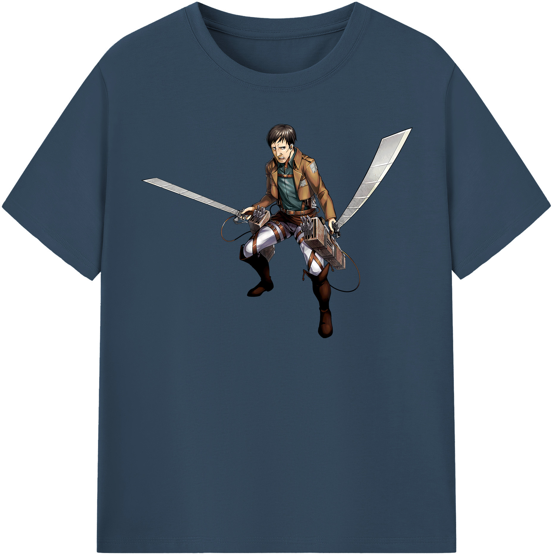（画像用） 進撃の巨人 Attack on Titan 綿100％半袖Tシャツ（フロントプリント）