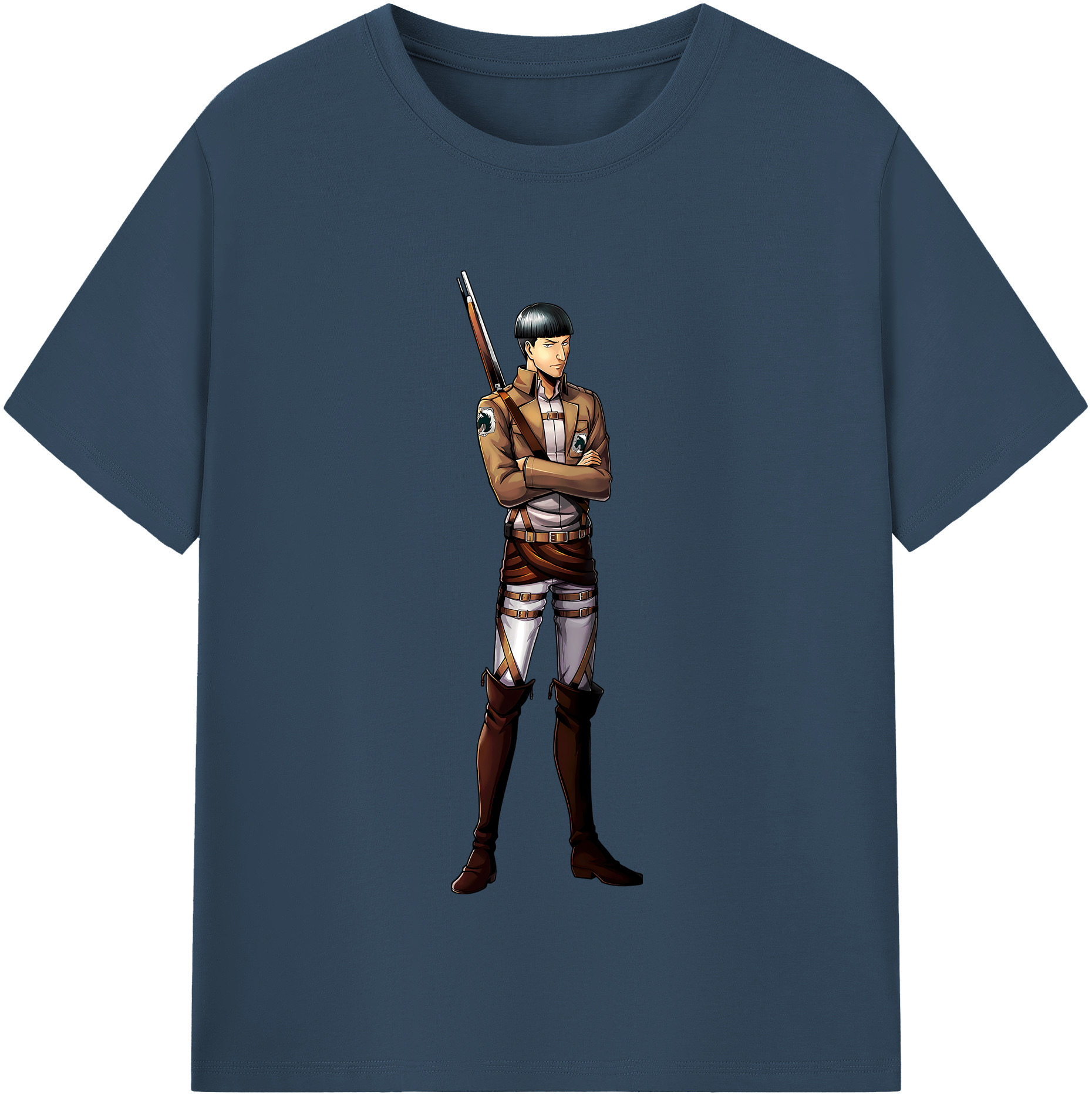 （画像用） 進撃の巨人 Attack on Titan 綿100％半袖Tシャツ（フロントプリント）