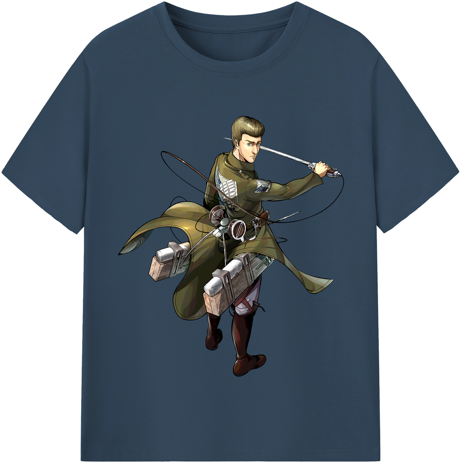 （画像用） 進撃の巨人 Attack on Titan 綿100％半袖Tシャツ（フロントプリント）