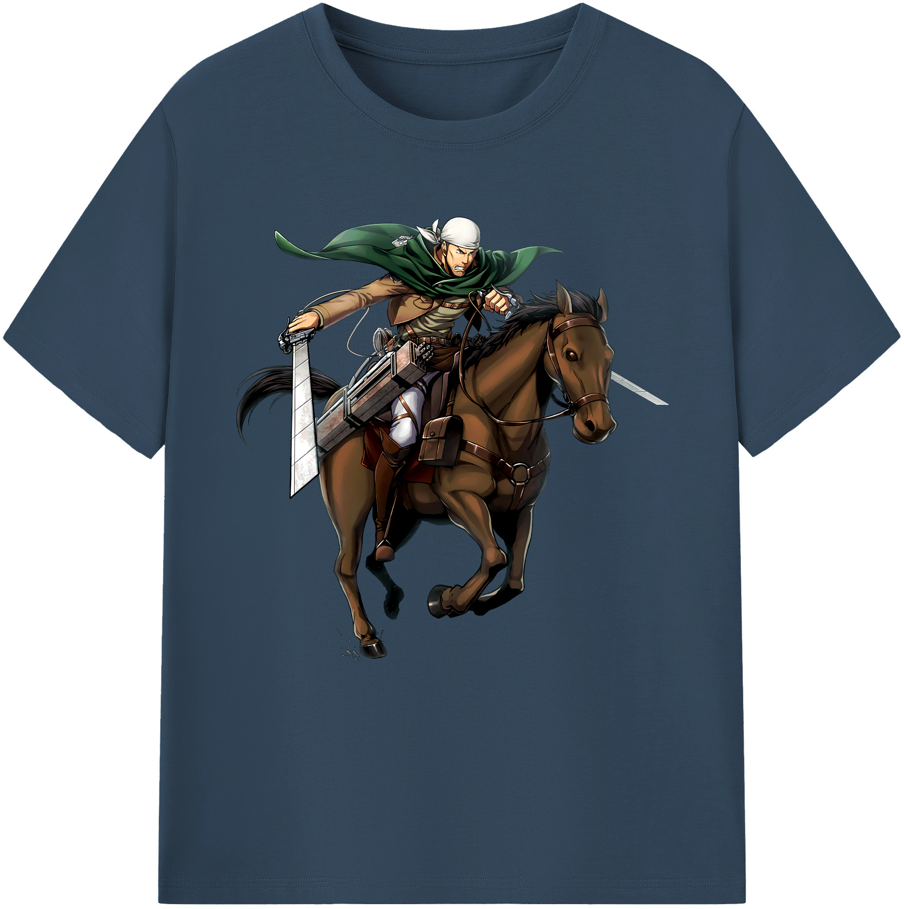 （画像用） 進撃の巨人 Attack on Titan 綿100％半袖Tシャツ（フロントプリント）