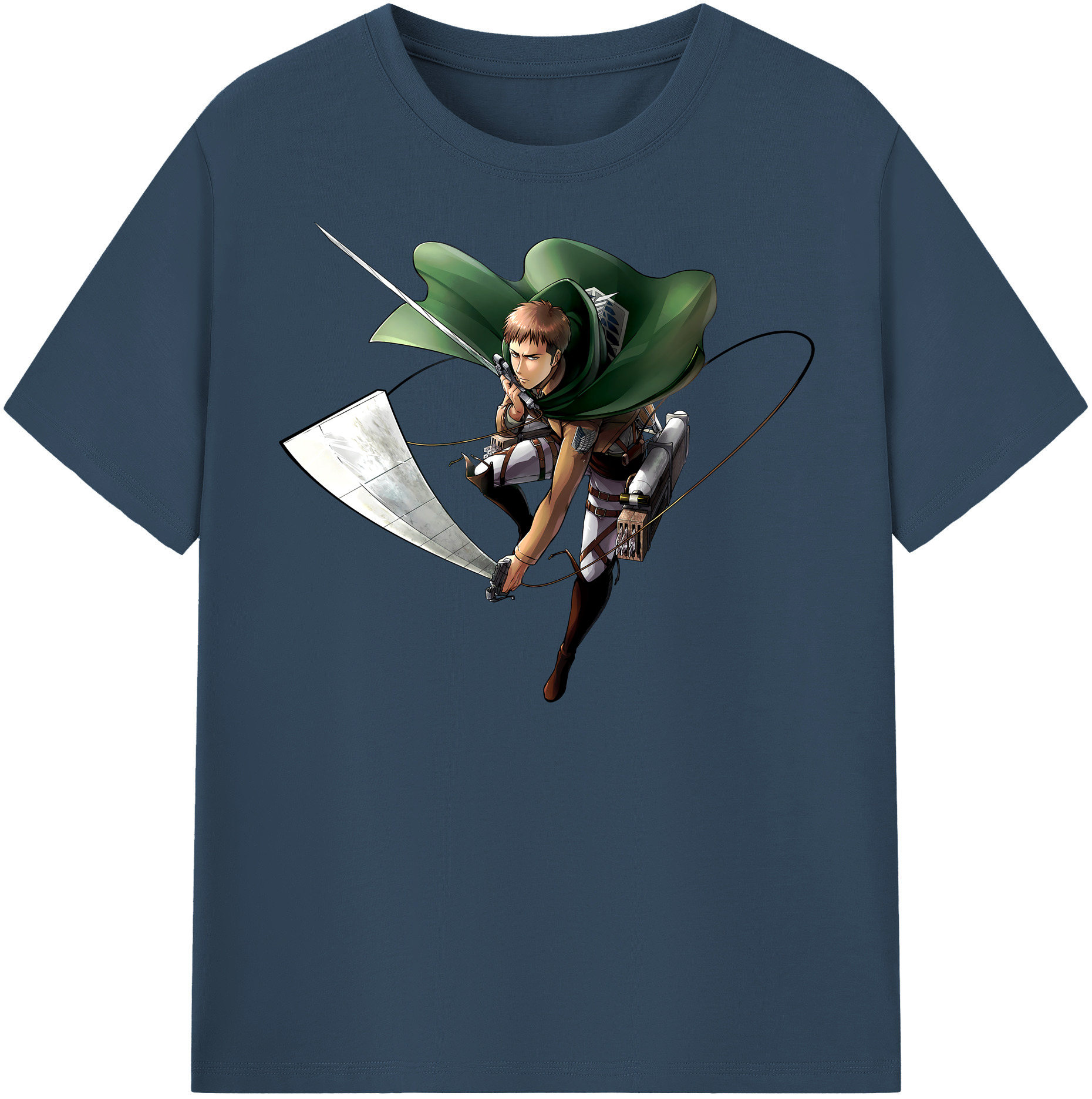 （画像用） 進撃の巨人 Attack on Titan 綿100％半袖Tシャツ（フロントプリント）