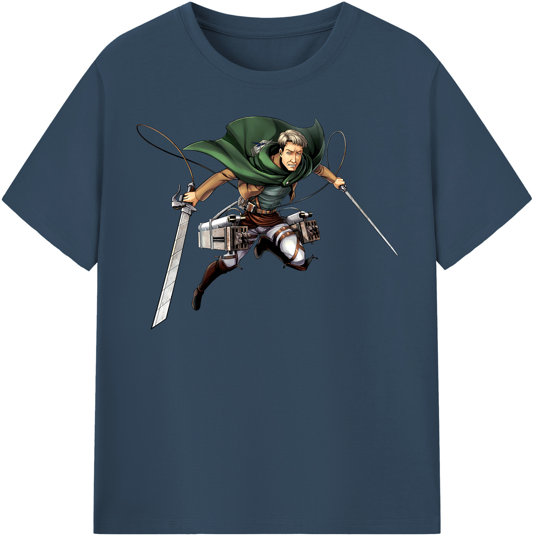 （画像用） 進撃の巨人 Attack on Titan 綿100％半袖Tシャツ（フロントプリント）