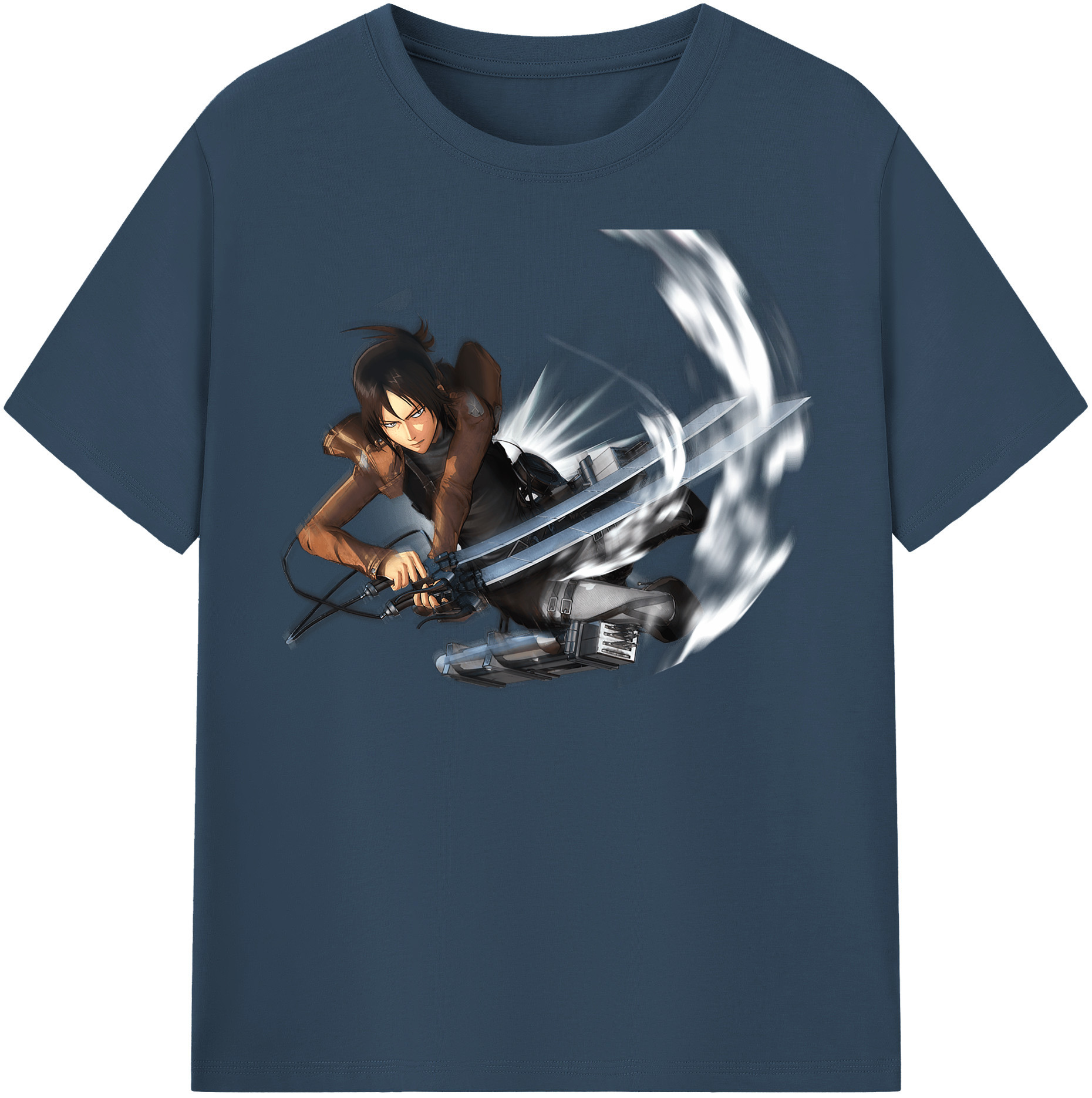 （画像用） 進撃の巨人 Attack on Titan 綿100％半袖Tシャツ（フロントプリント）
