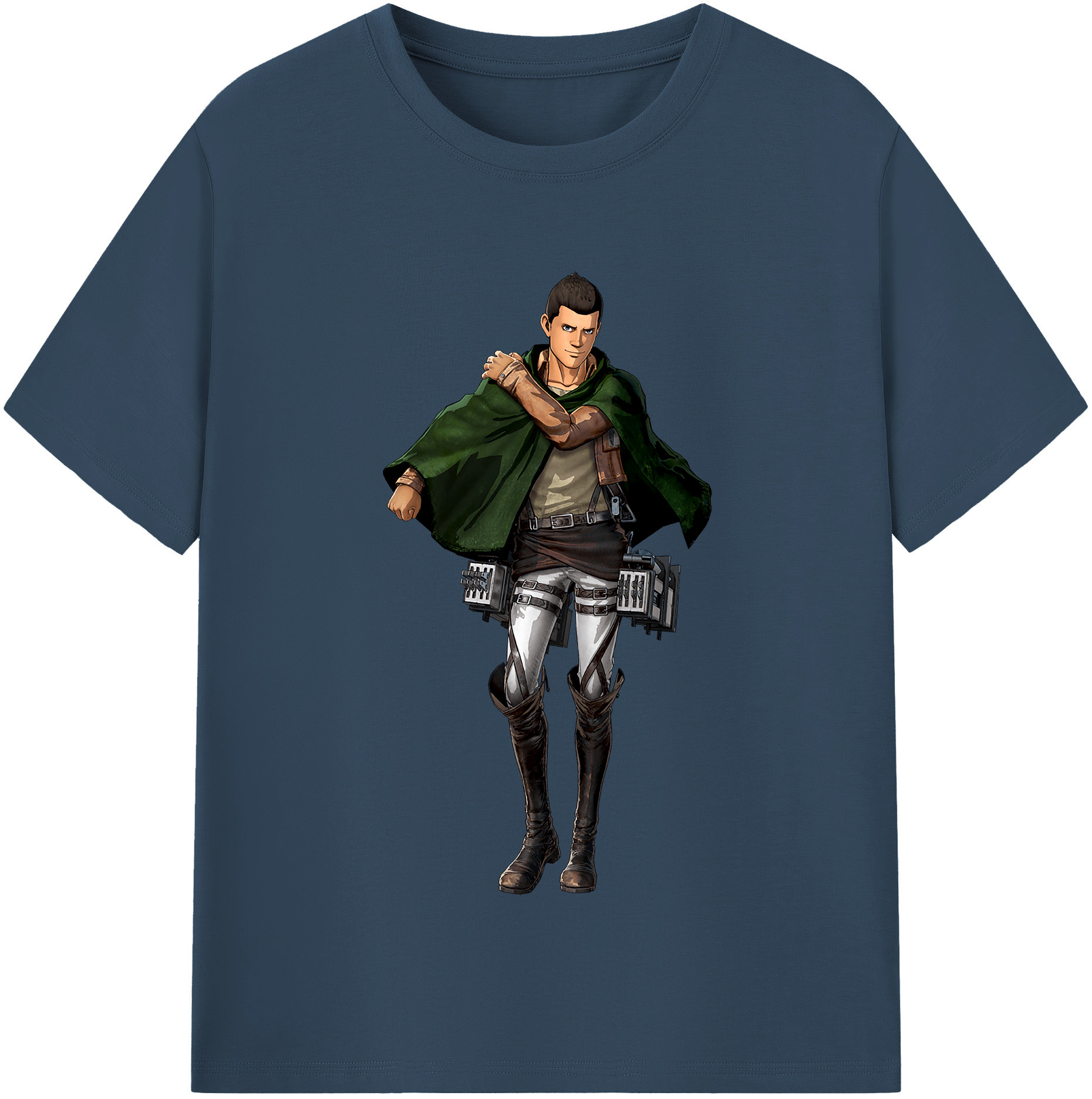 （画像用） 進撃の巨人 Attack on Titan 綿100％半袖Tシャツ（フロントプリント）