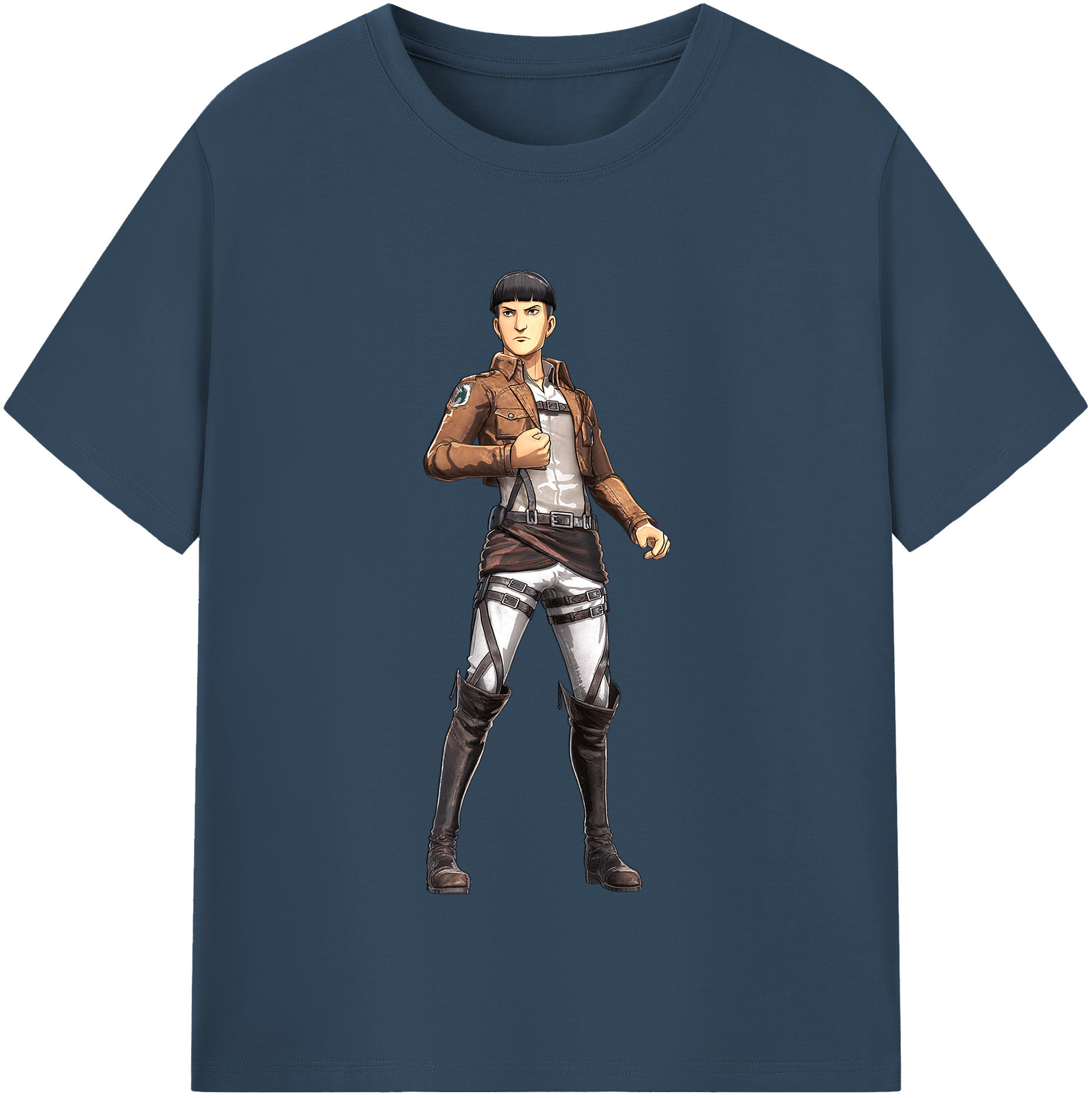 （画像用） 進撃の巨人 Attack on Titan 綿100％半袖Tシャツ（フロントプリント）