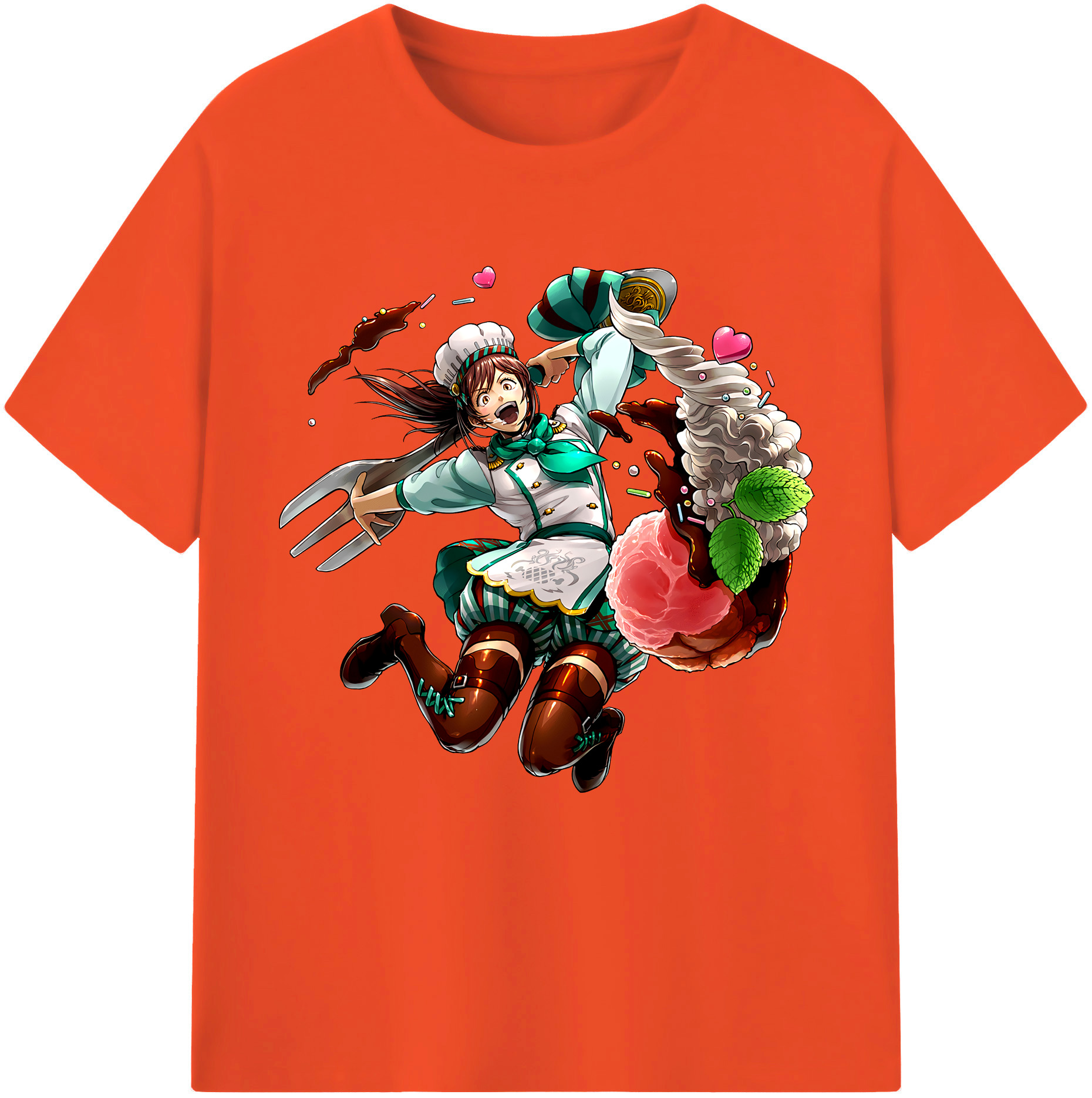 （画像用） 進撃の巨人 サシャ·ブラウス Attack on Titan Sasha Blaus 綿100％半袖Tシャツ（フロントプリント）