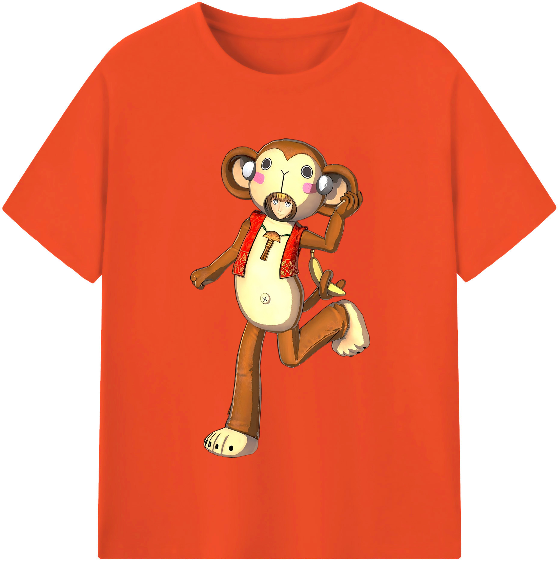 （画像用） 進撃の巨人 アルミン·アルレルト Attack on Titan Armin Arlert 綿100％半袖Tシャツ（フロントプリント）