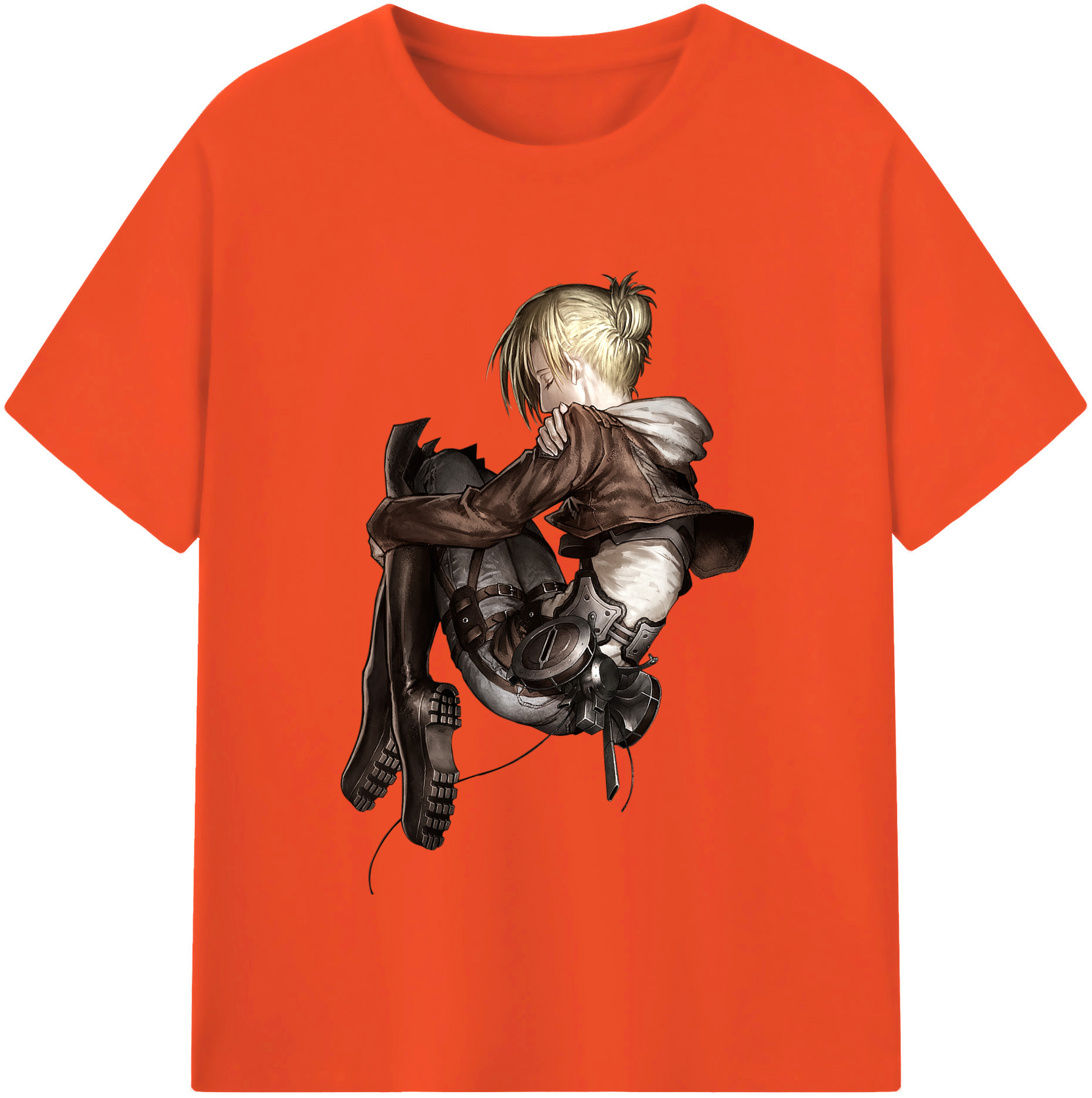 （画像用） 進撃の巨人 アニ・レオンハート Attack on Titan Annie Leonhart 綿100％半袖Tシャツ（フロントプリント）