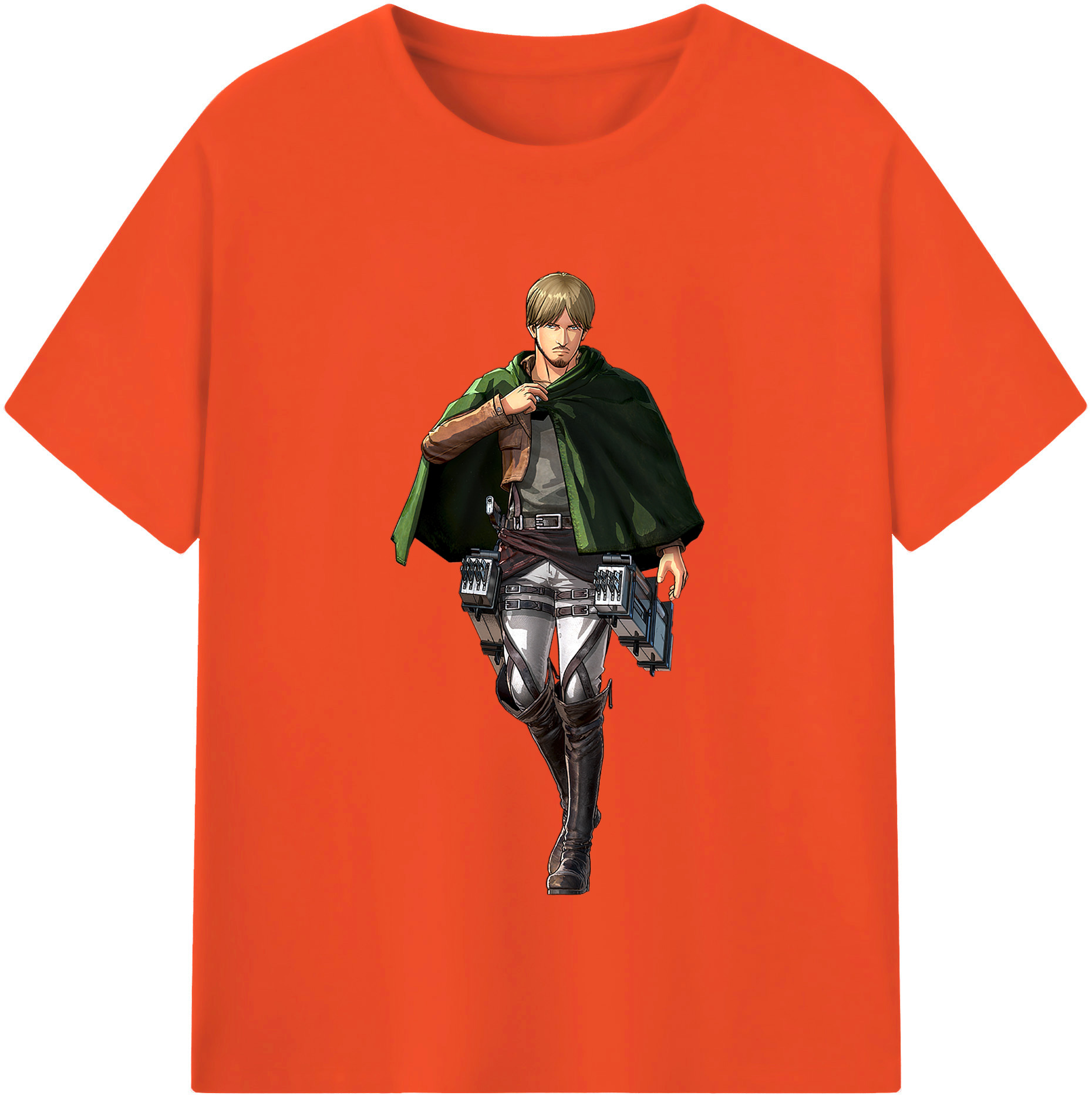 （画像用） 進撃の巨人 ミケ·ザカリアス Attack on Titan Mike Zakarius 綿100％半袖Tシャツ（フロントプリント）