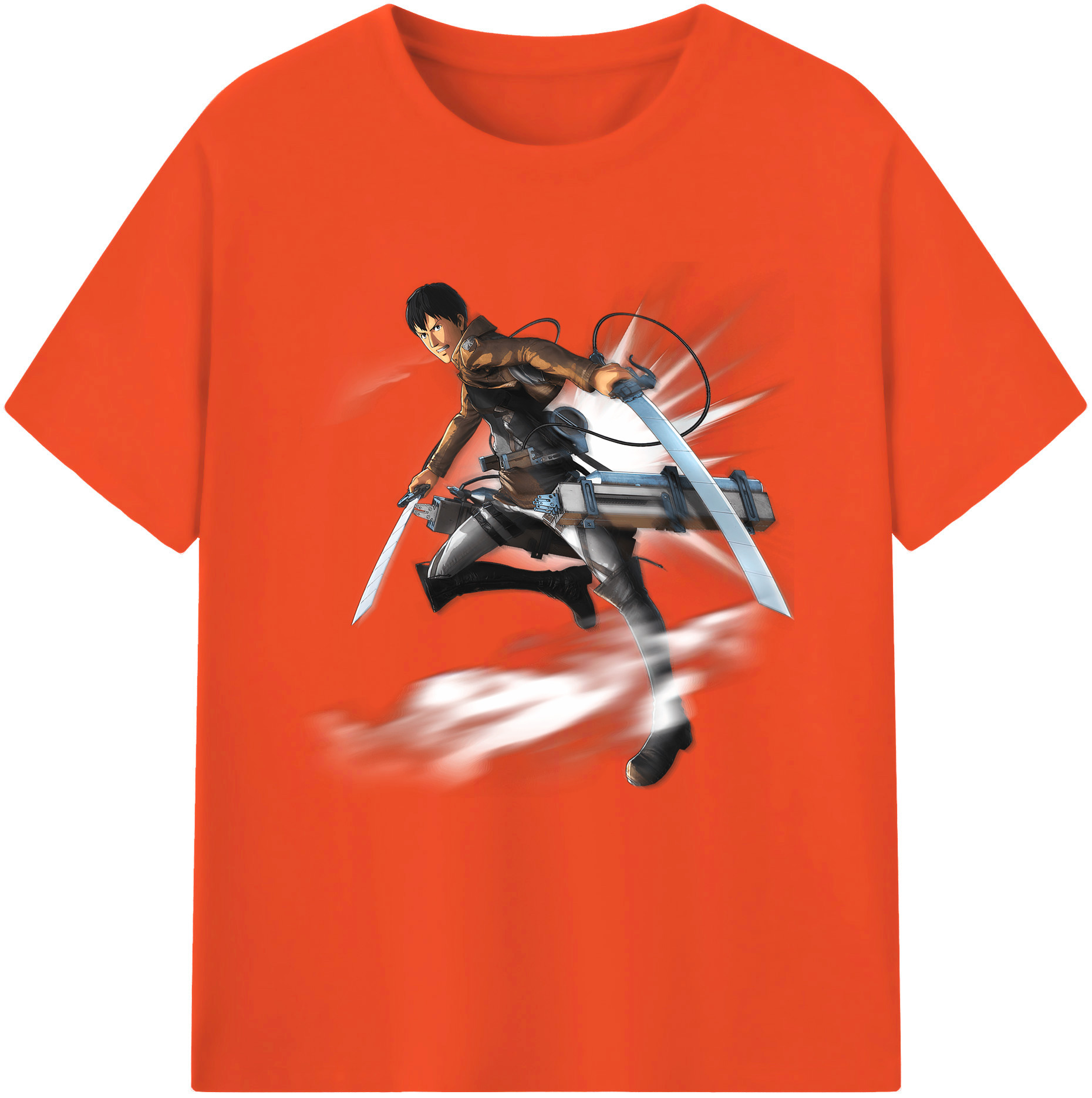 （画像用） 進撃の巨人 ベルトルト・フーバー Attack on Titan Bertholdt Hoover 綿100％半袖Tシャツ（フロントプリント）