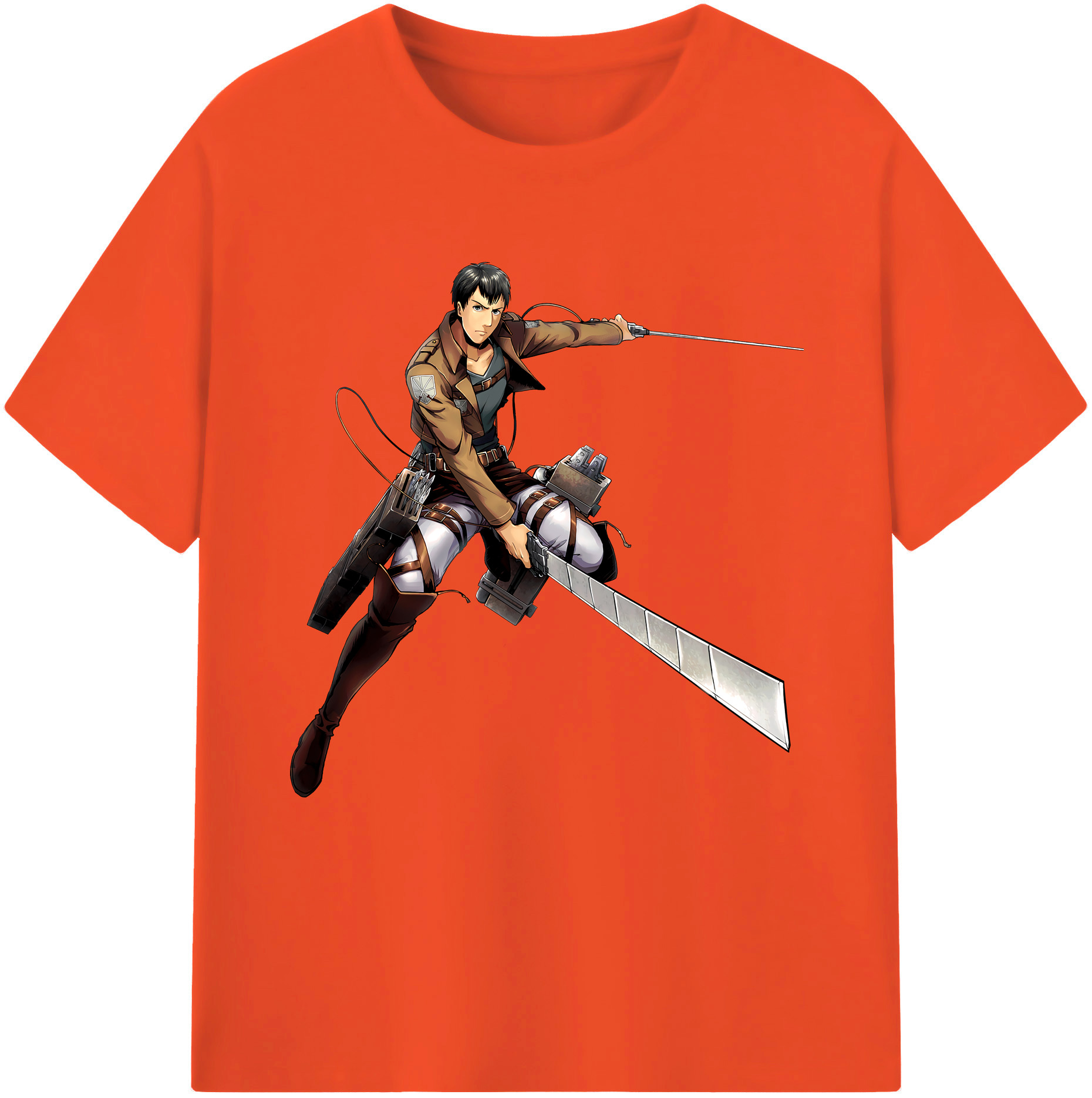 （画像用） 進撃の巨人 ベルトルト・フーバー Attack on Titan Bertholdt Hoover 綿100％半袖Tシャツ（フロントプリント）