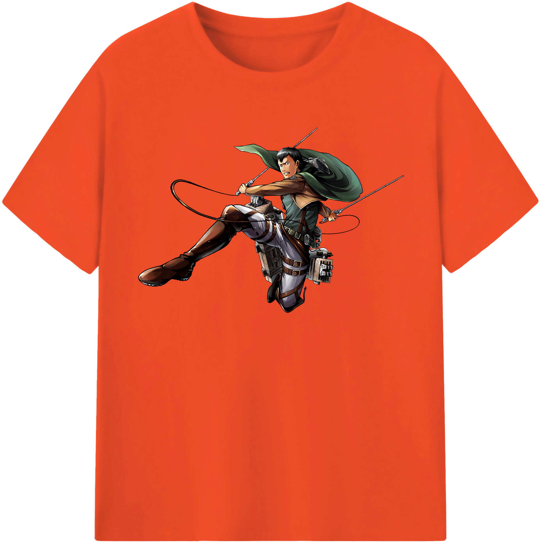 （画像用） 進撃の巨人 ベルトルト・フーバー Attack on Titan Bertholdt Hoover 綿100％半袖Tシャツ（フロントプリント）