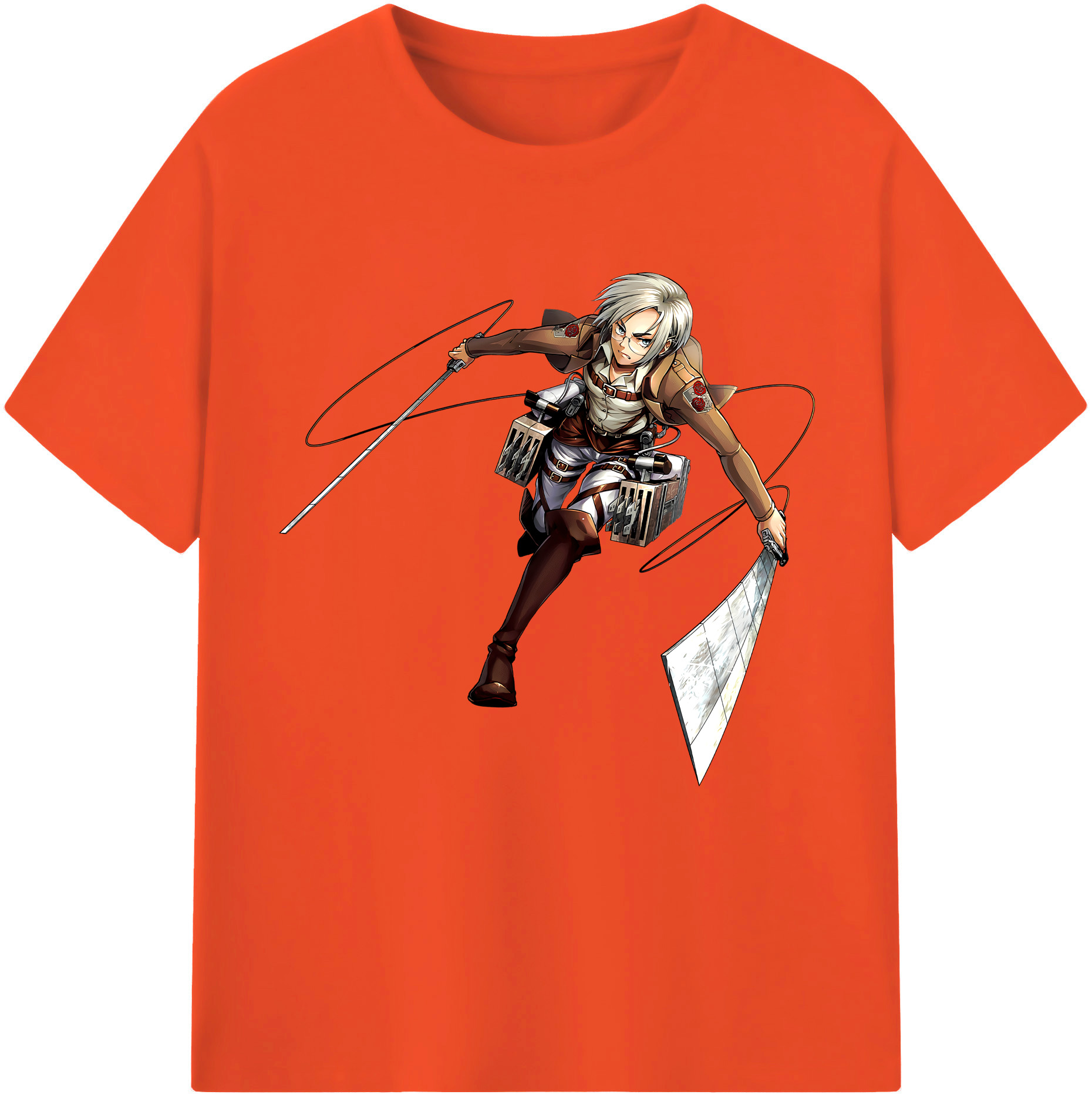 （画像用）  綿100％半袖Tシャツ（フロントプリント）