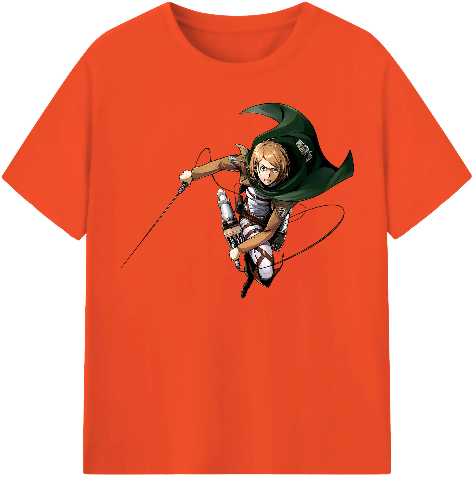 （画像用） 進撃の巨人 ペトラ·ラル Attack on Titan Petra Rall 綿100％半袖Tシャツ（フロントプリント）