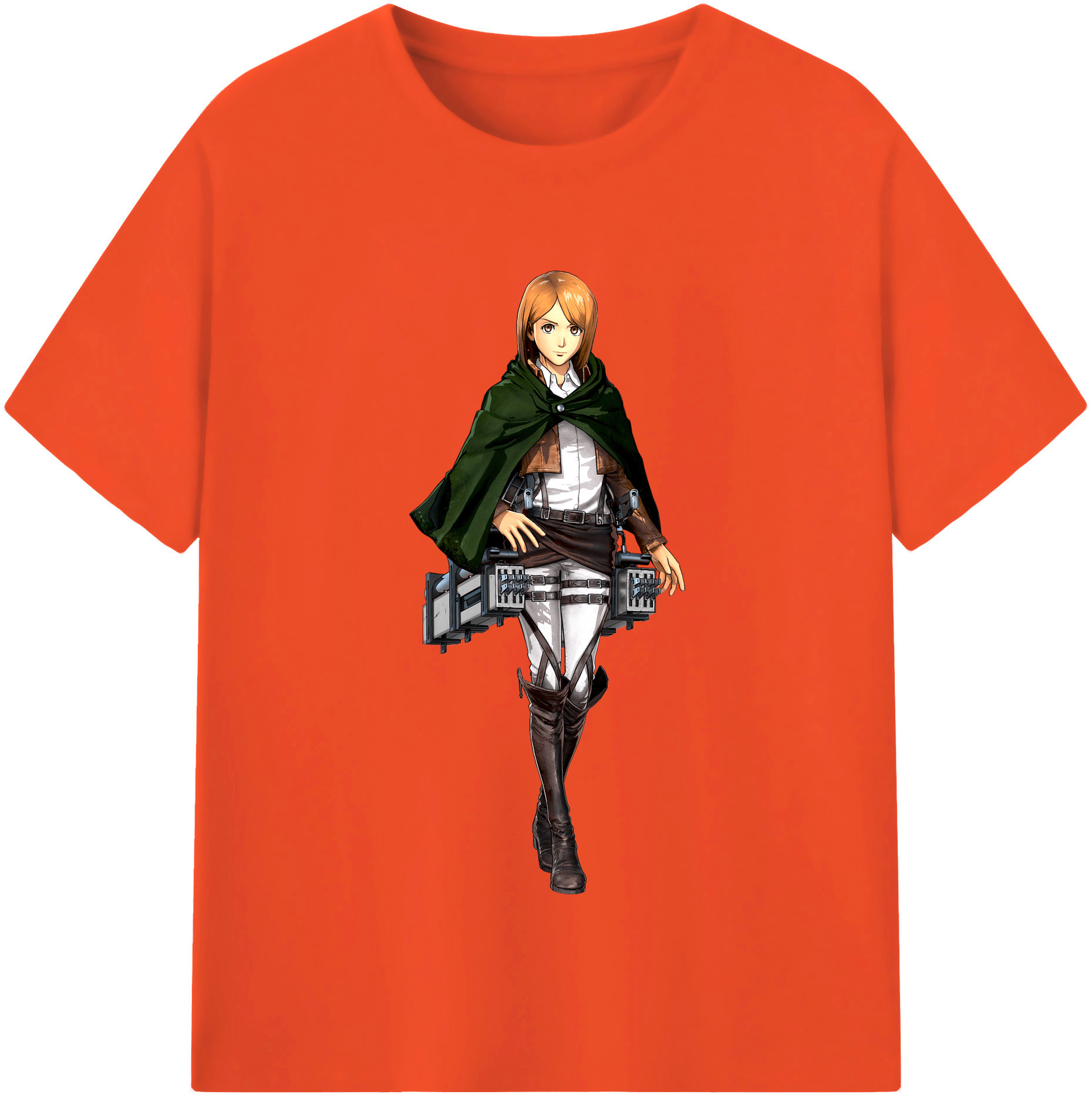 （画像用） 進撃の巨人 ペトラ·ラル Attack on Titan Petra Rall 綿100％半袖Tシャツ（フロントプリント）