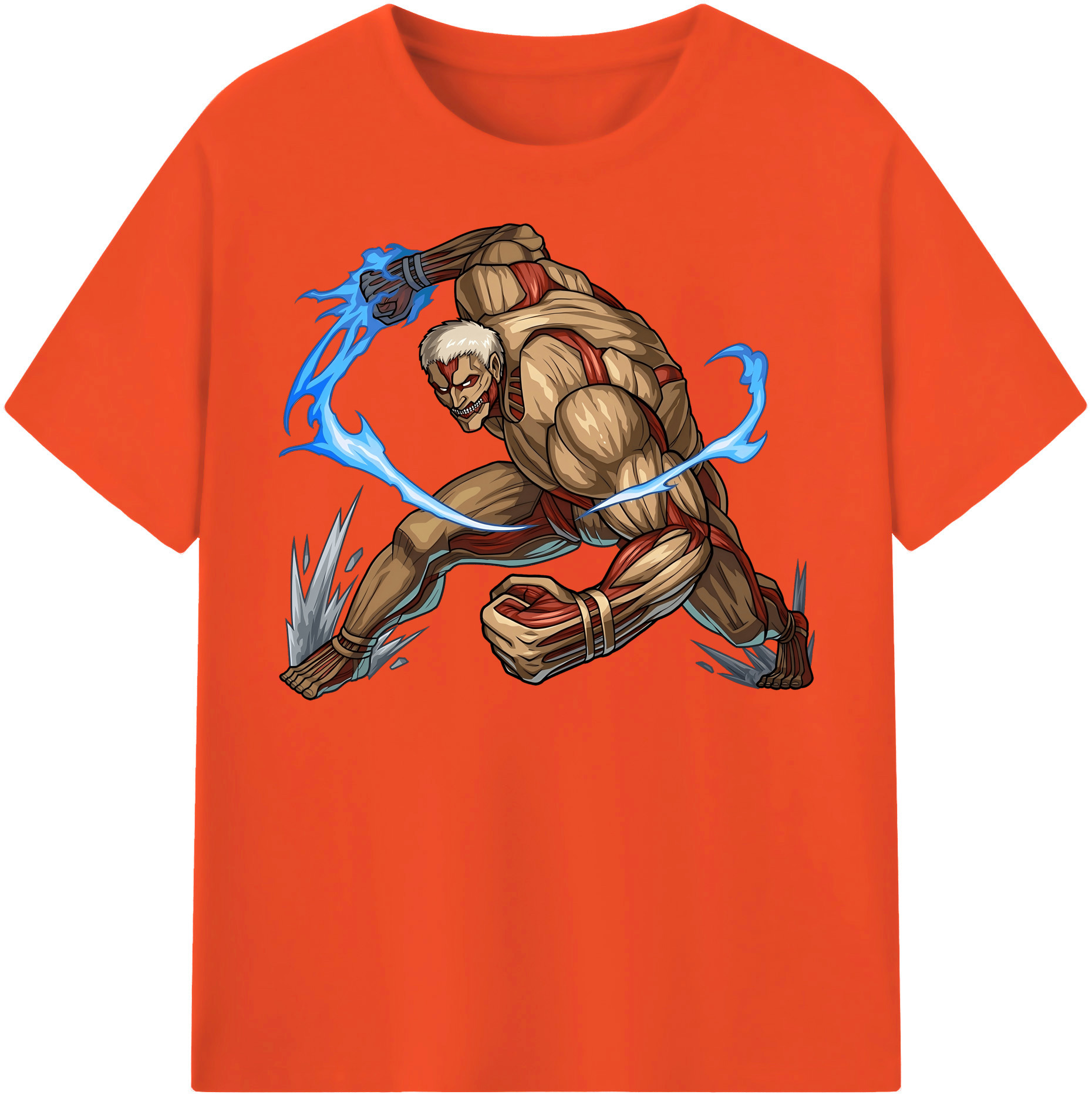 （画像用） 進撃の巨人 Attack on Titan 綿100％半袖Tシャツ（フロントプリント）