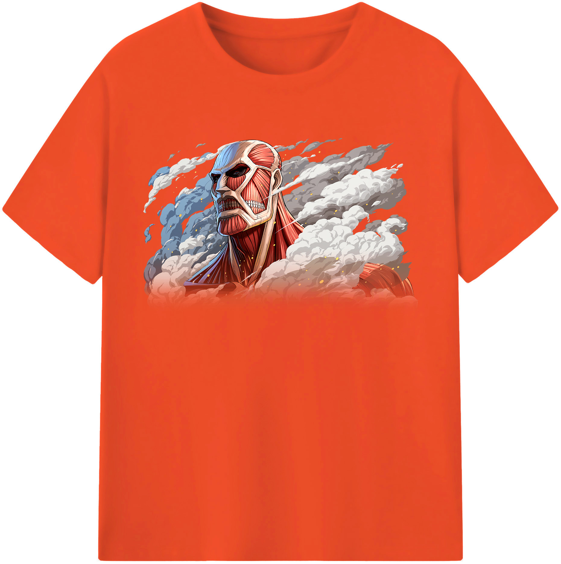 （画像用） 進撃の巨人 Attack on Titan 綿100％半袖Tシャツ（フロントプリント）