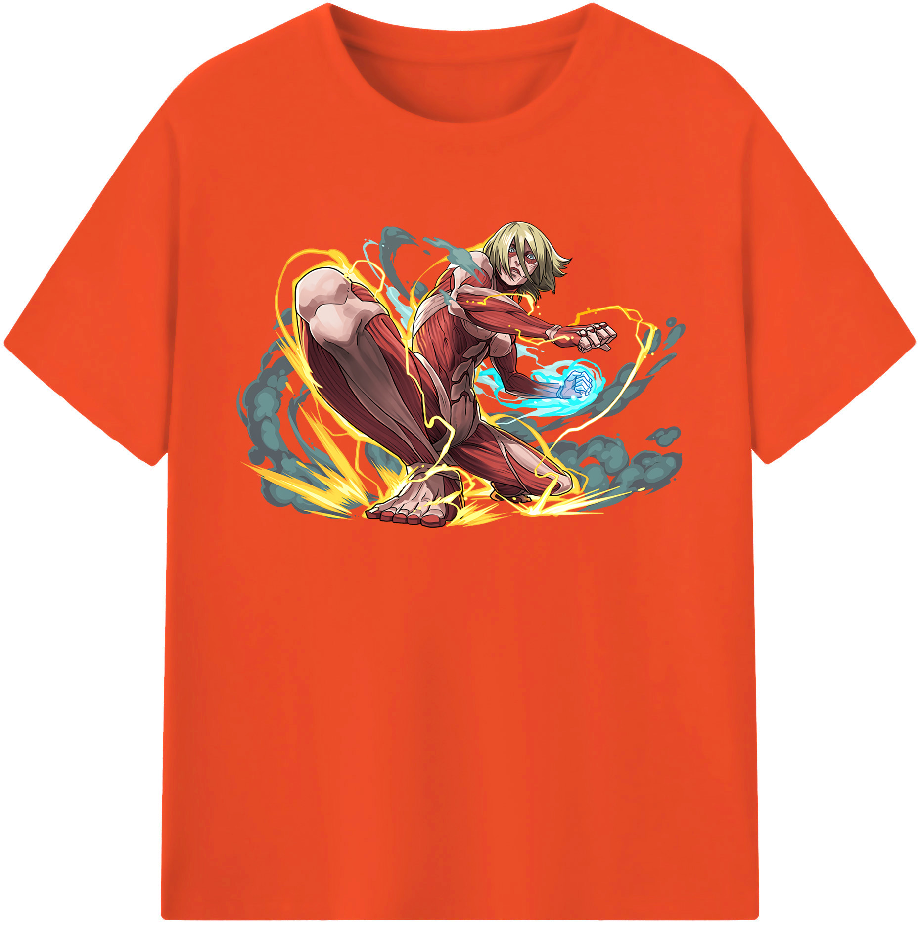 （画像用） 進撃の巨人 Attack on Titan 綿100％半袖Tシャツ（フロントプリント）