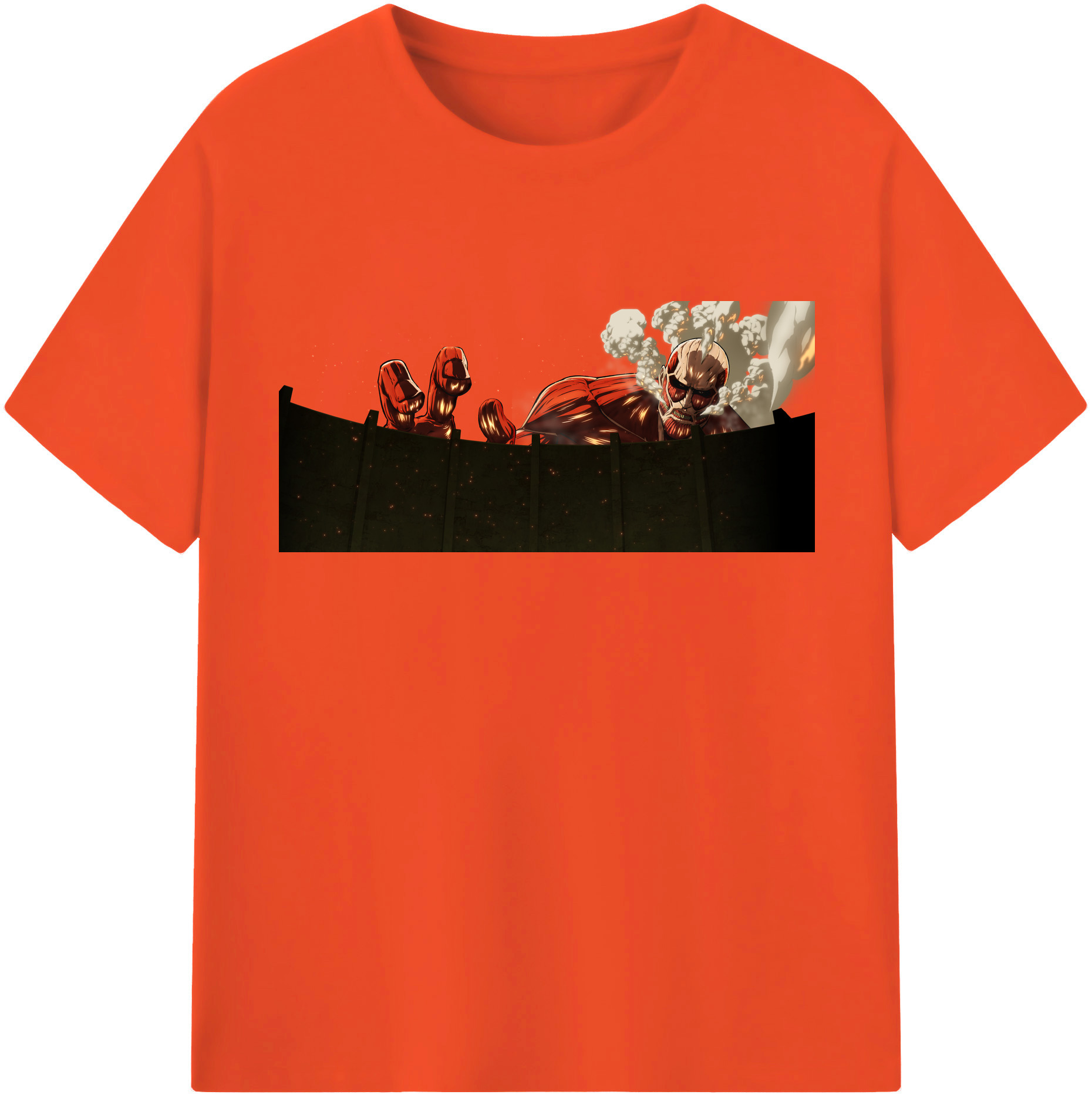 （画像用） 進撃の巨人 Attack on Titan 綿100％半袖Tシャツ（フロントプリント）
