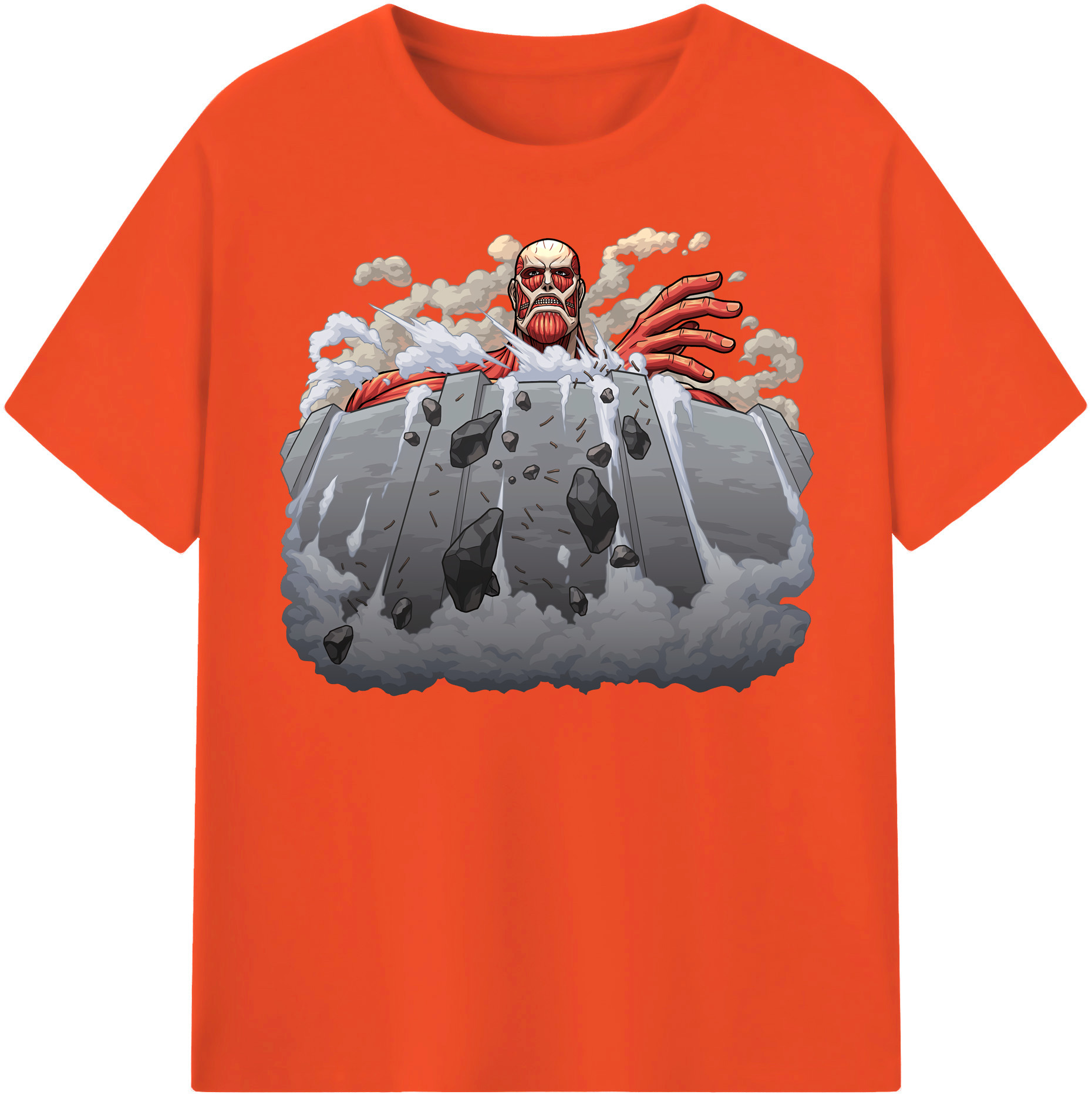 （画像用） 進撃の巨人 Attack on Titan 綿100％半袖Tシャツ（フロントプリント）