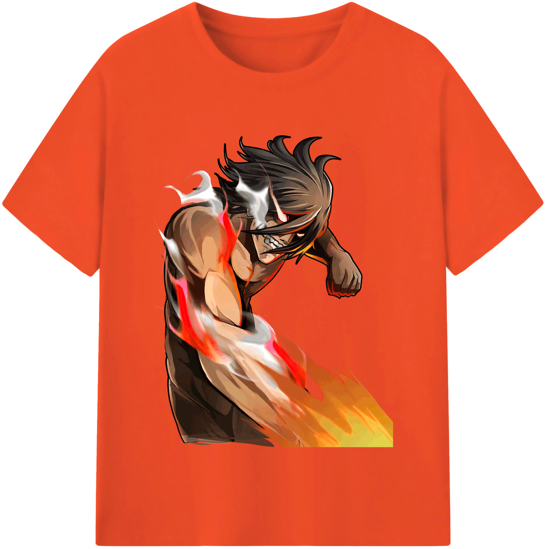 （画像用） 進撃の巨人 Attack on Titan 綿100％半袖Tシャツ（フロントプリント）