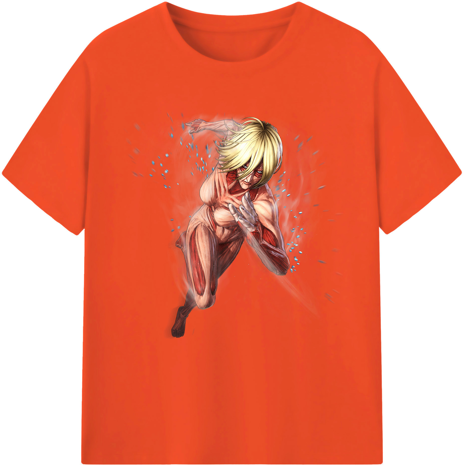 （画像用） 進撃の巨人 Attack on Titan 綿100％半袖Tシャツ（フロントプリント）