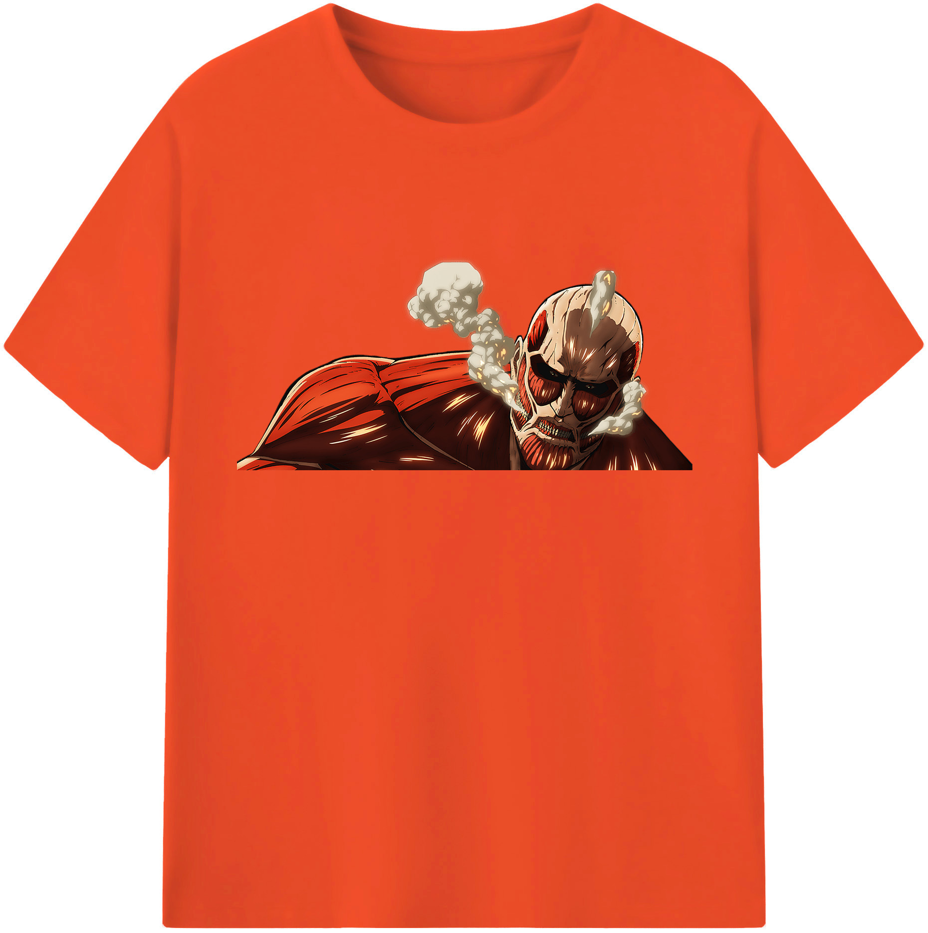 （画像用） 進撃の巨人 Attack on Titan 綿100％半袖Tシャツ（フロントプリント）