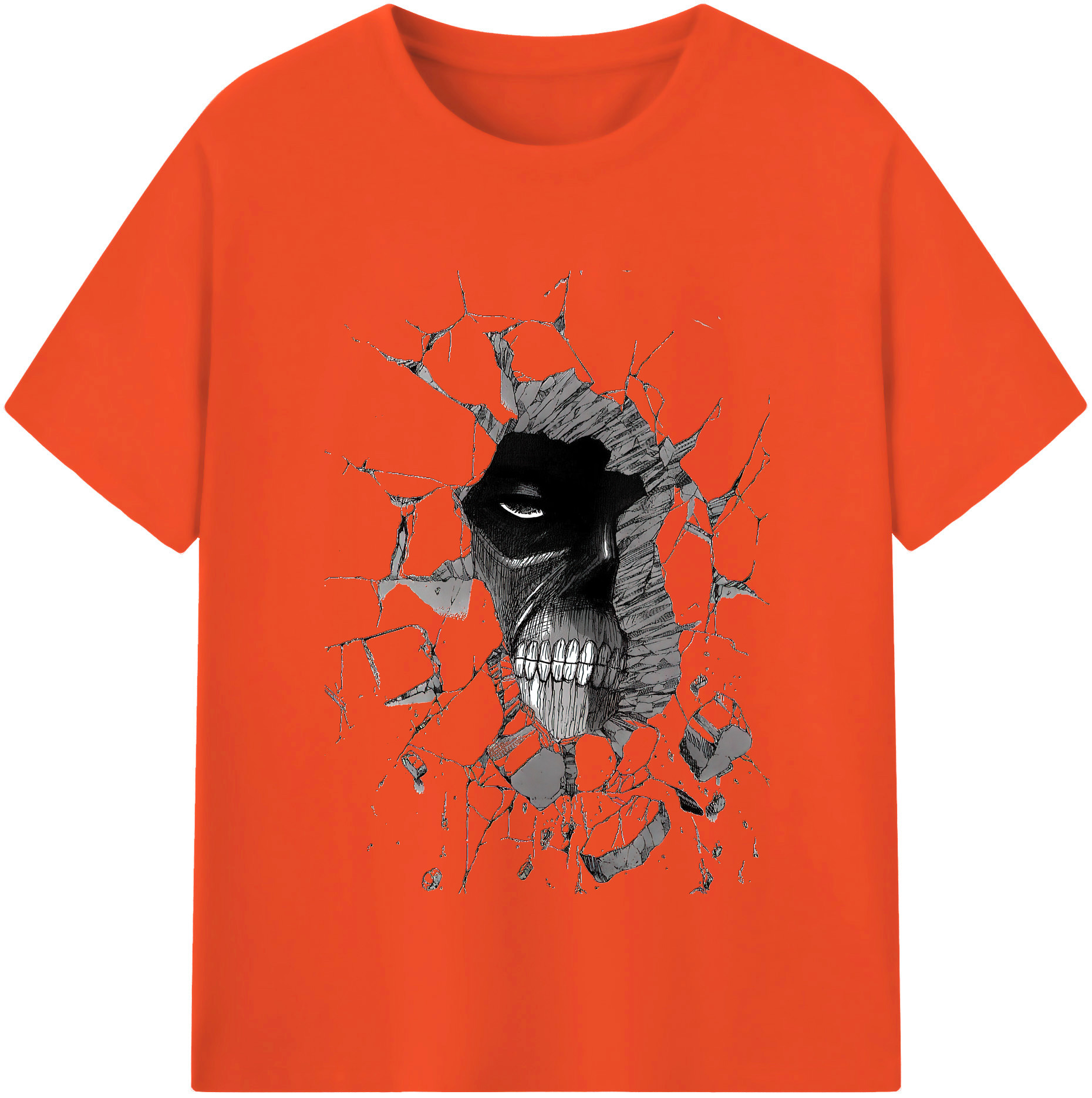 （画像用） 進撃の巨人 Attack on Titan 綿100％半袖Tシャツ（フロントプリント）