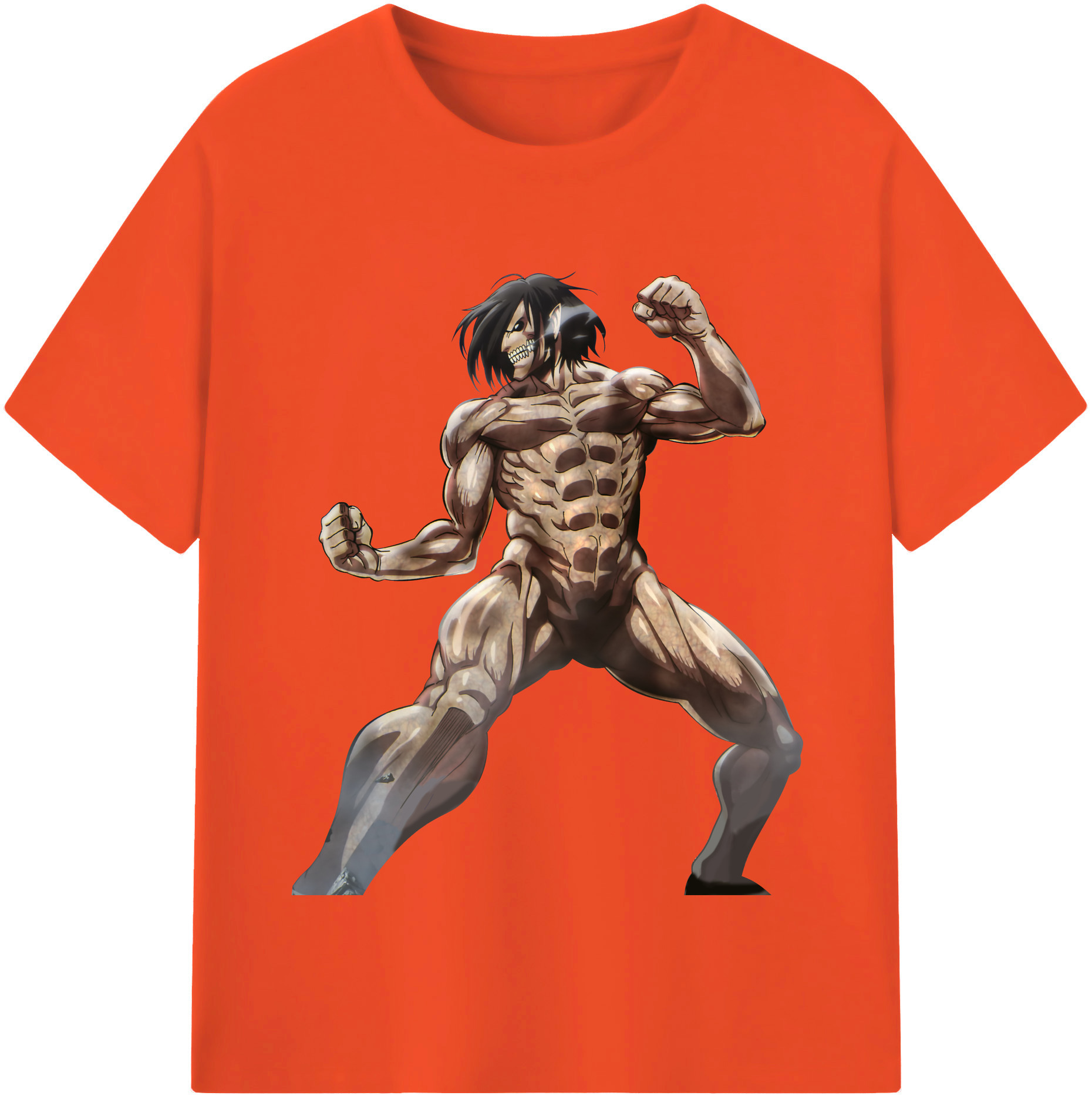 （画像用） 進撃の巨人 Attack on Titan 綿100％半袖Tシャツ（フロントプリント）