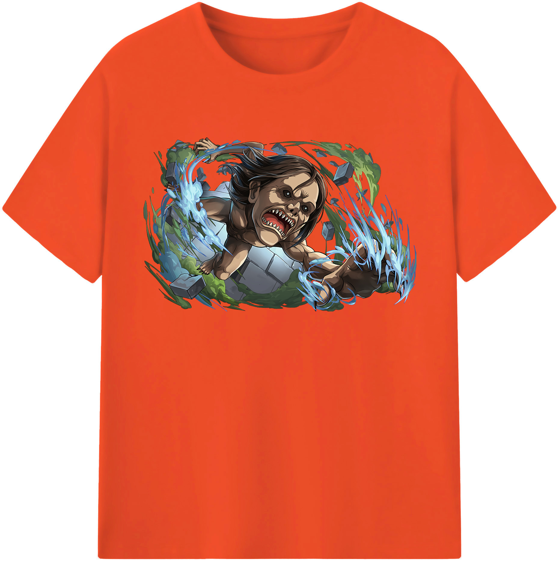 （画像用） 進撃の巨人 Attack on Titan 綿100％半袖Tシャツ（フロントプリント）