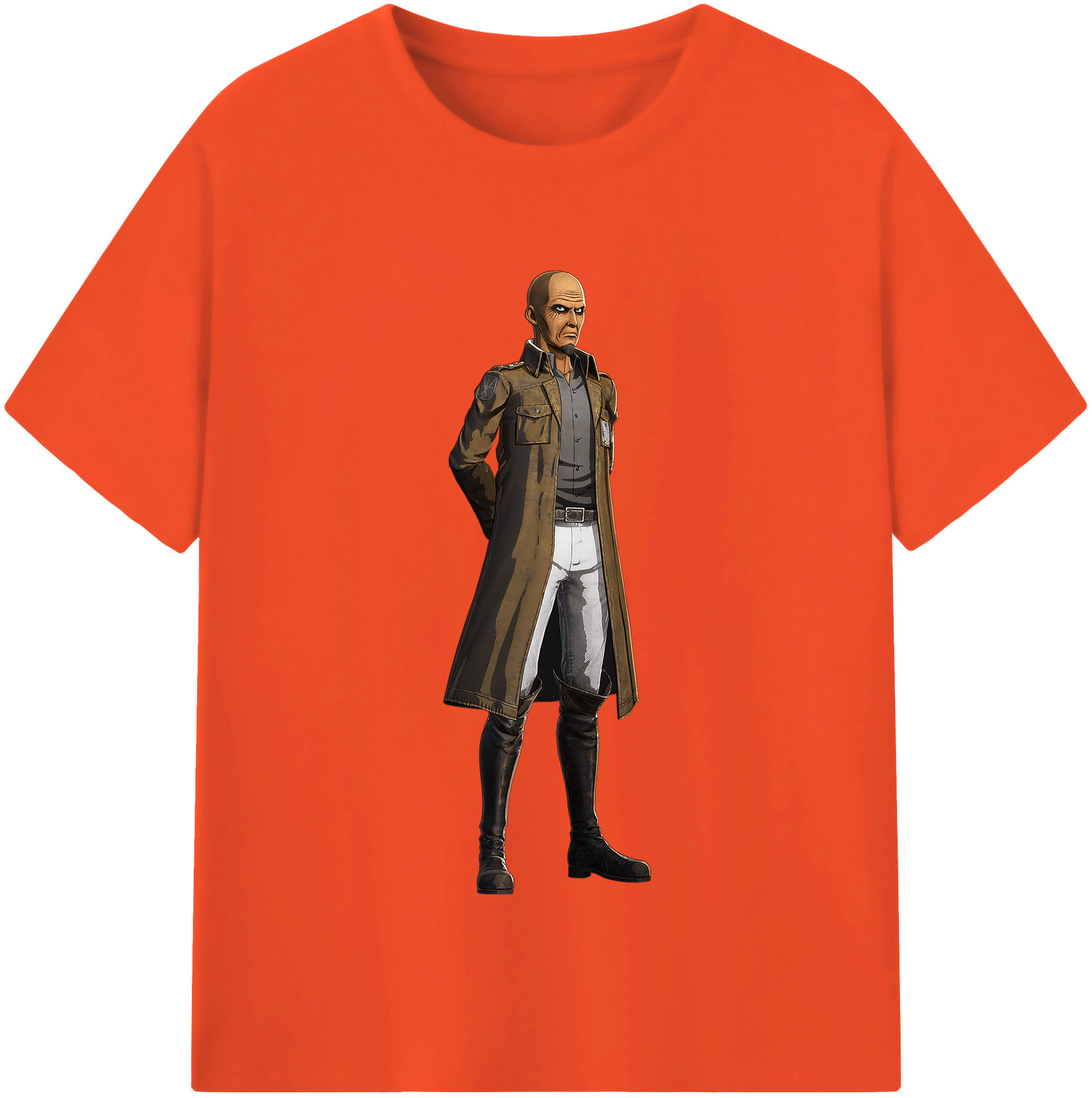 （画像用） 進撃の巨人 Attack on Titan 綿100％半袖Tシャツ（フロントプリント）