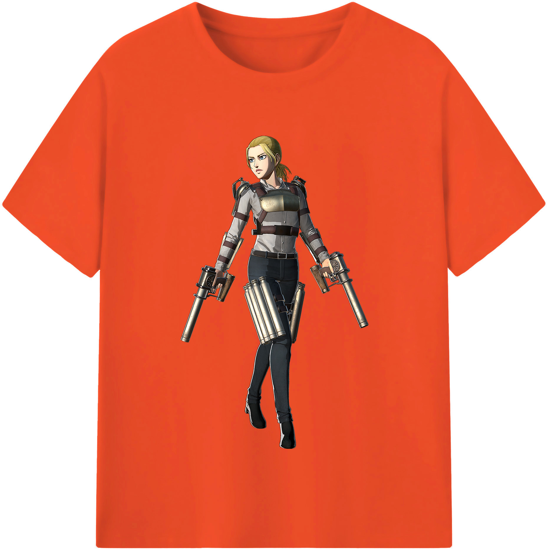 （画像用） 進撃の巨人 Attack on Titan 綿100％半袖Tシャツ（フロントプリント）