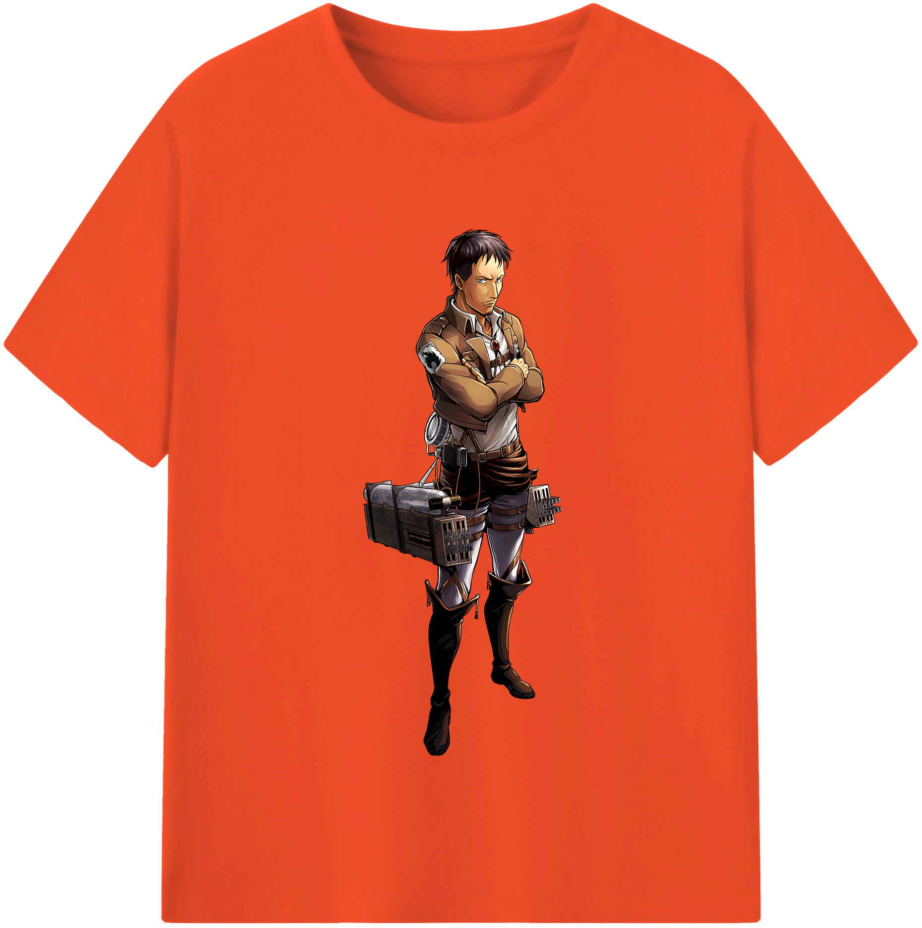 （画像用） 進撃の巨人 Attack on Titan 綿100％半袖Tシャツ（フロントプリント）