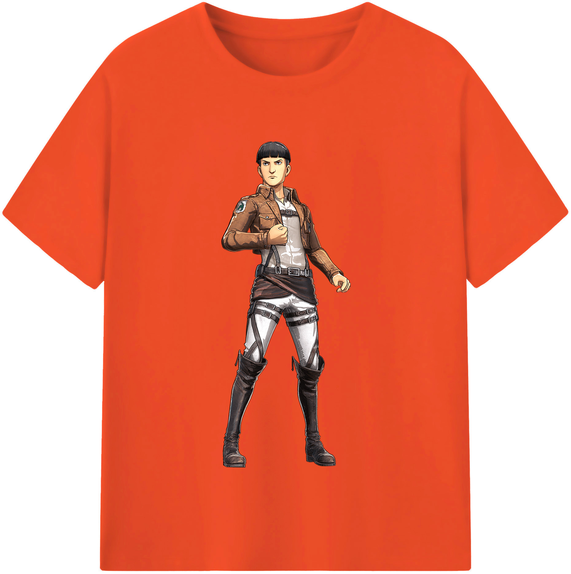 （画像用） 進撃の巨人 Attack on Titan 綿100％半袖Tシャツ（フロントプリント）