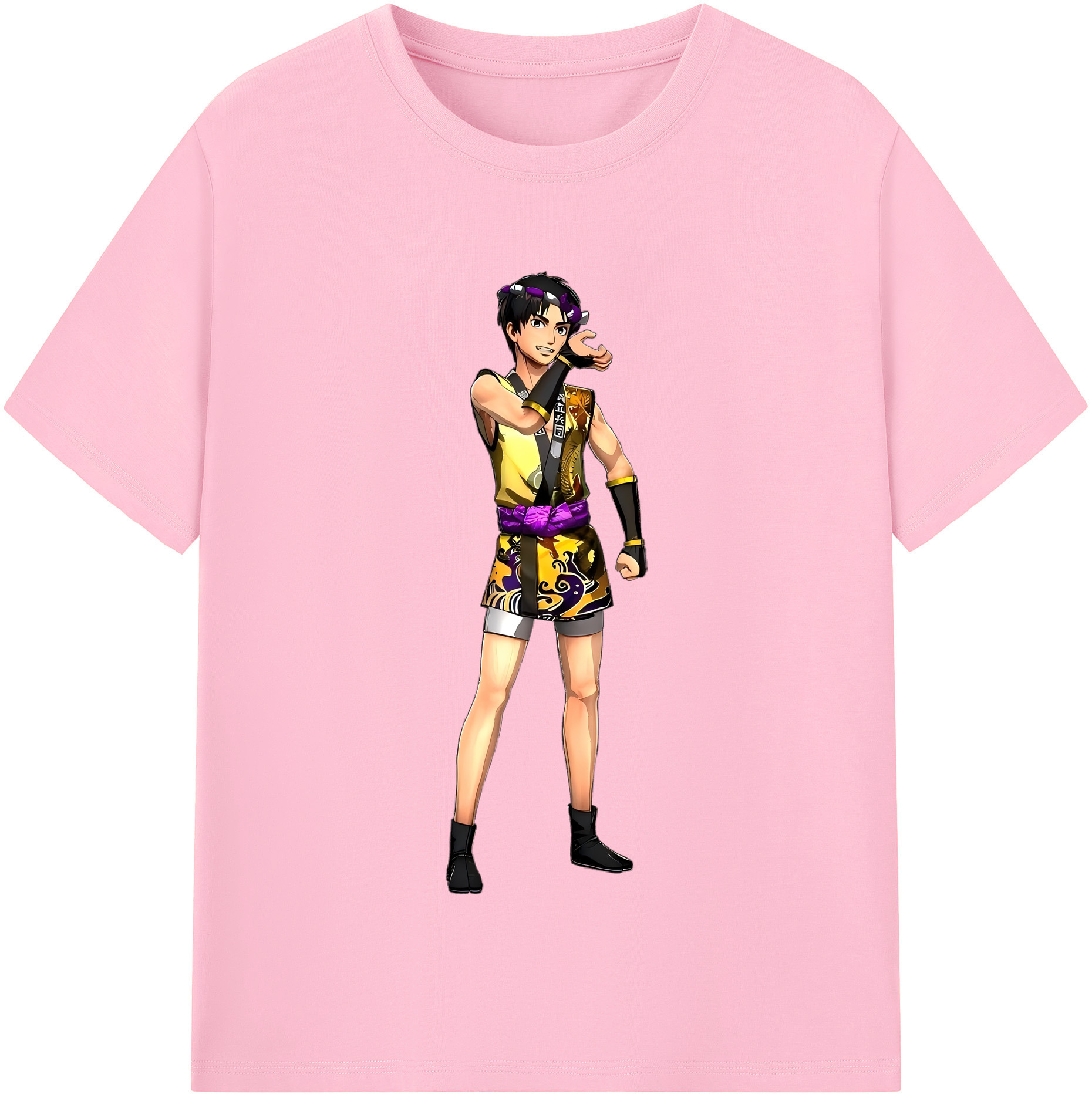 （画像用） 進撃の巨人 リヴァイ·アッカーマン Attack on Titan Levi Ackerman 綿100％半袖Tシャツ（フロントプリント）