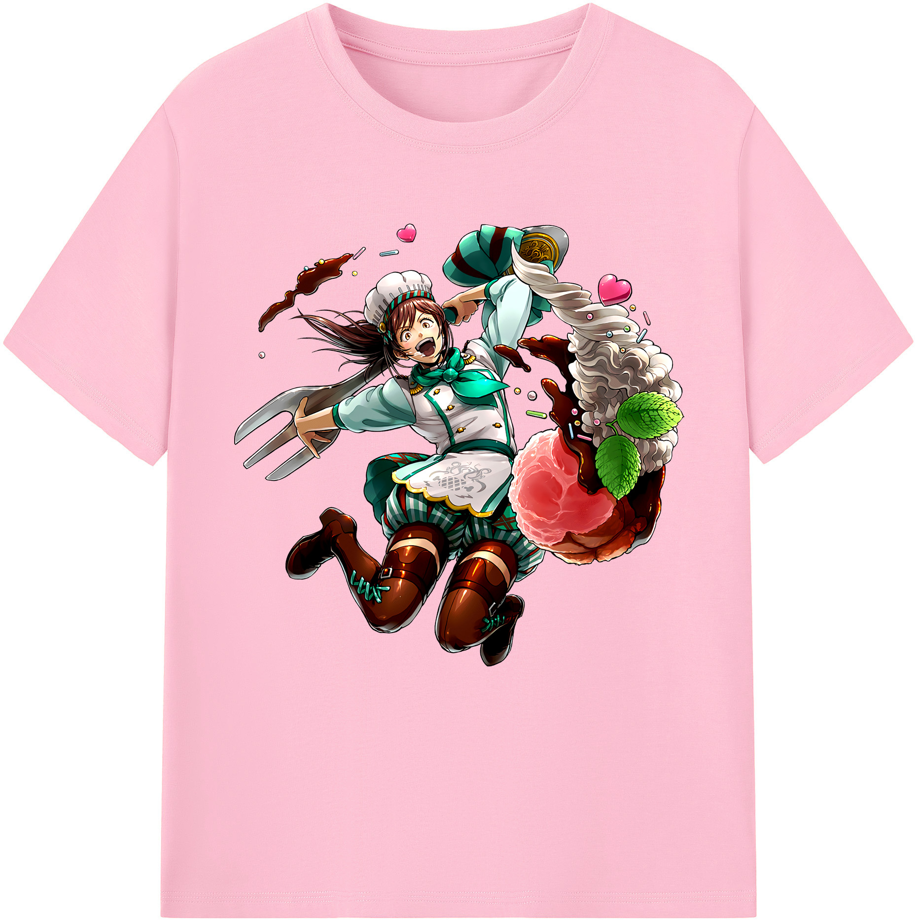 （画像用） 進撃の巨人 サシャ·ブラウス Attack on Titan Sasha Blaus 綿100％半袖Tシャツ（フロントプリント）