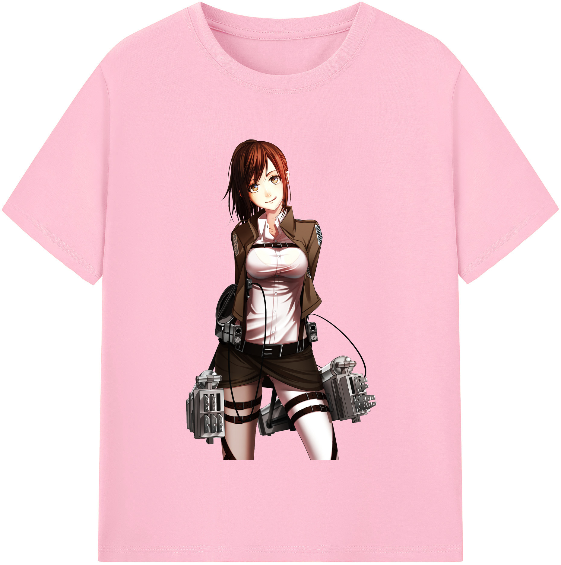 （画像用） 進撃の巨人 サシャ·ブラウス Attack on Titan Sasha Blaus 綿100％半袖Tシャツ（フロントプリント）
